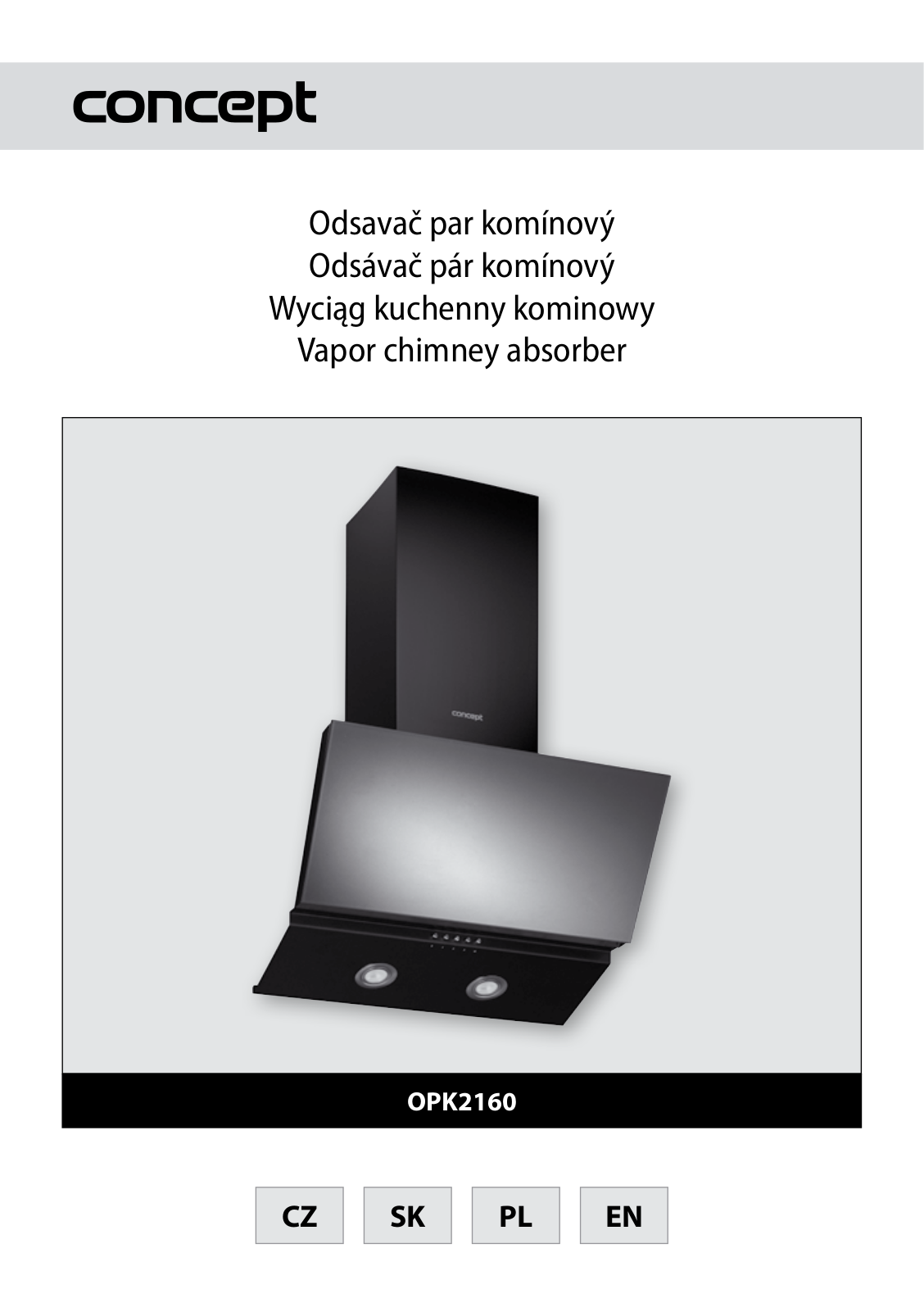 Concept OPK2160 Operating Instructions