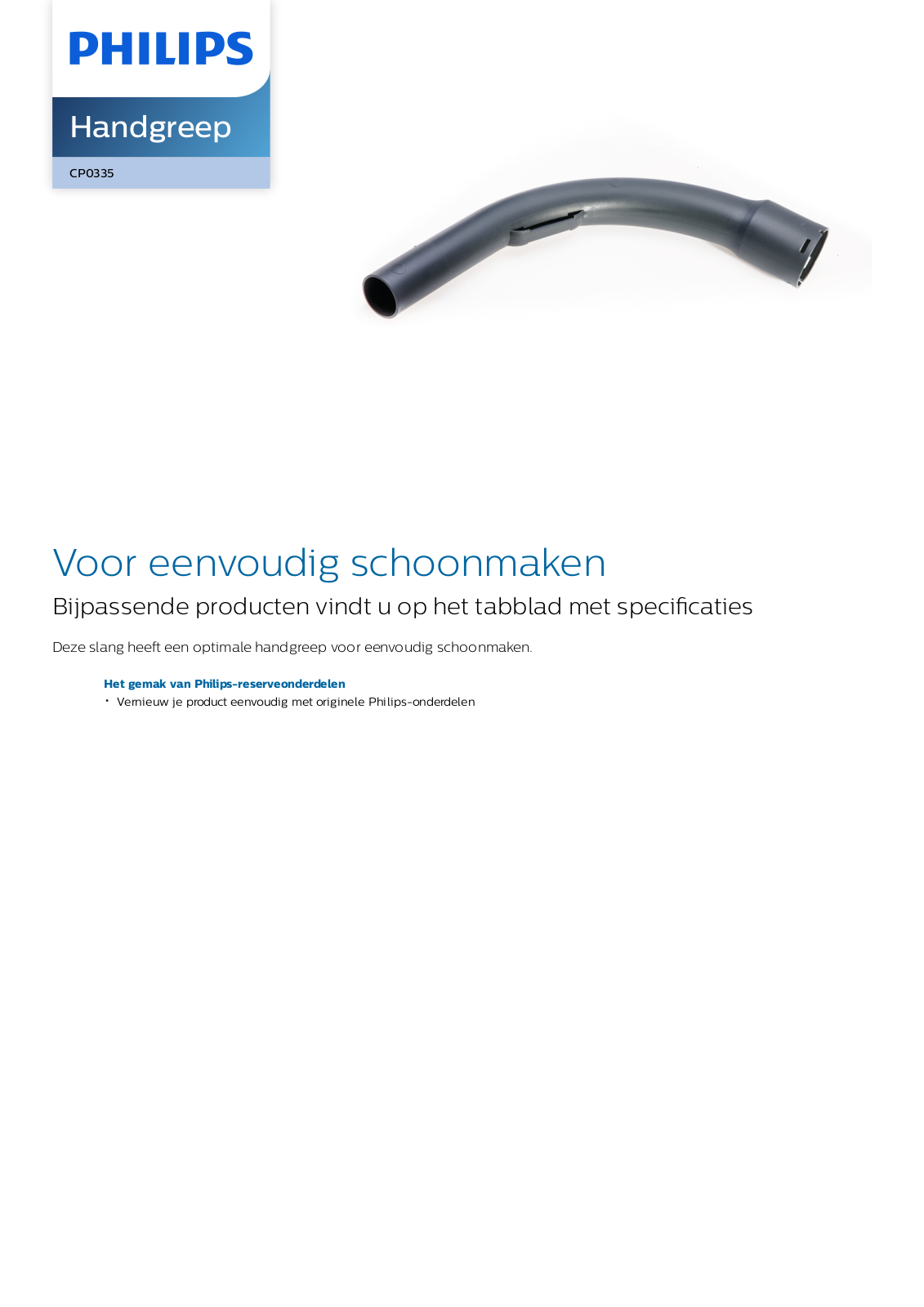Philips CP0335/01 Leaflet - ManualMachine.com