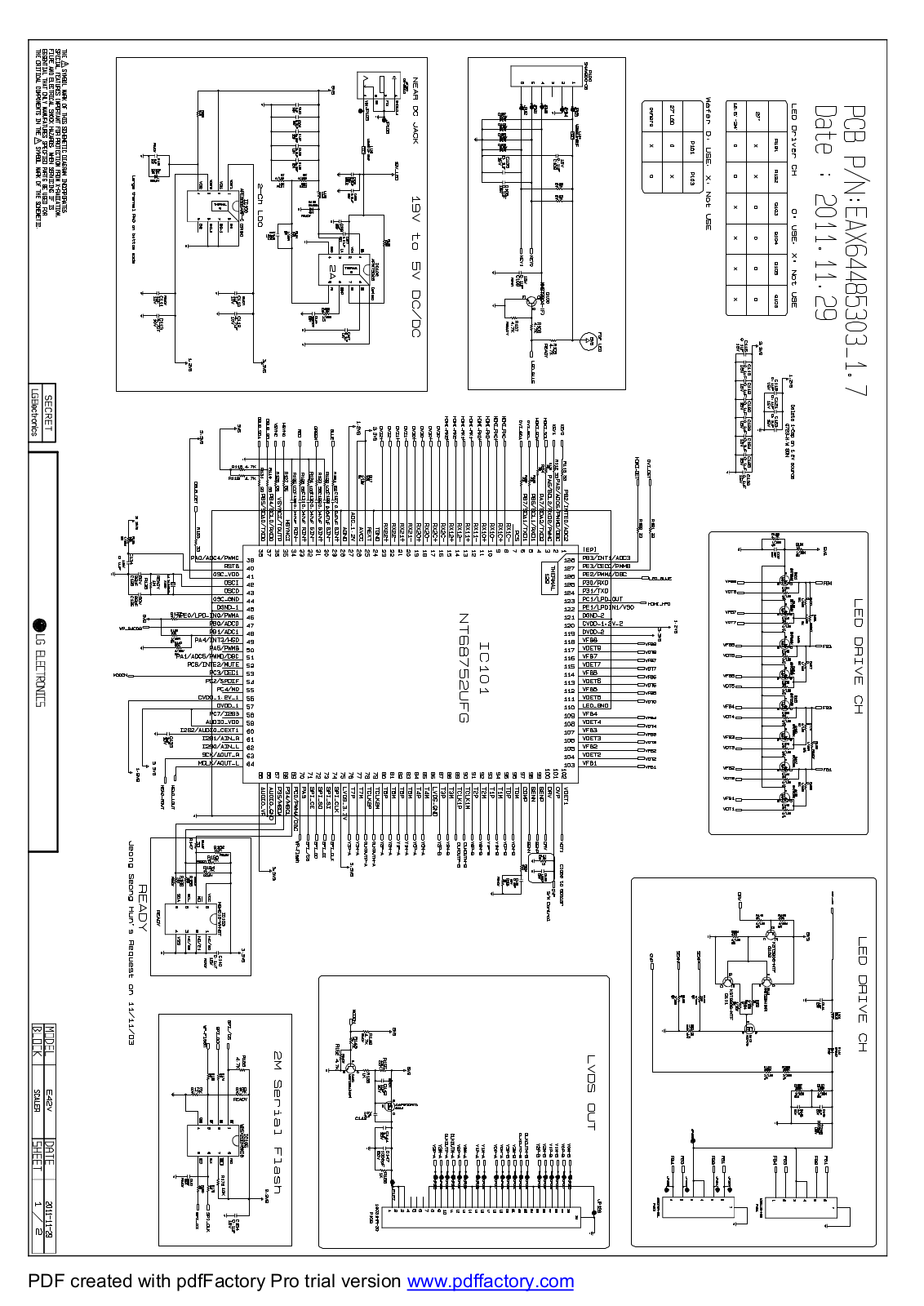 LG IPS277 Schematics