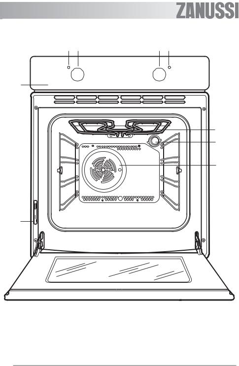 Zanussi ZOB342X, ZOB342W User Manual