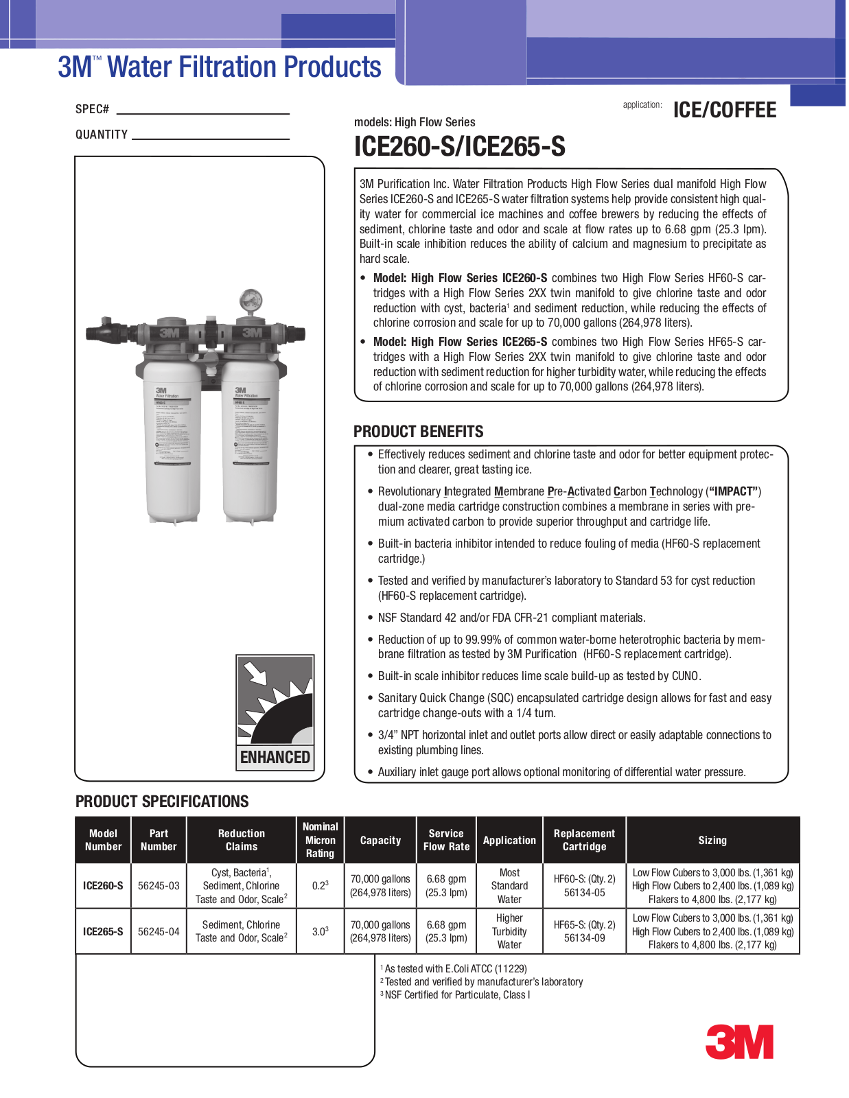 3M ICE260-S User Manual