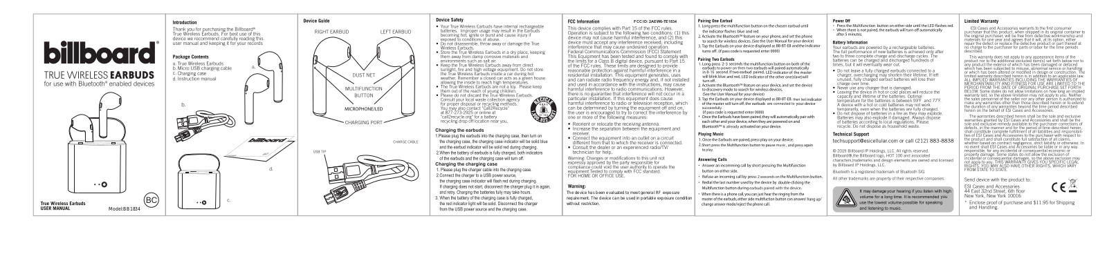 TESONIC TE1834 User Manual