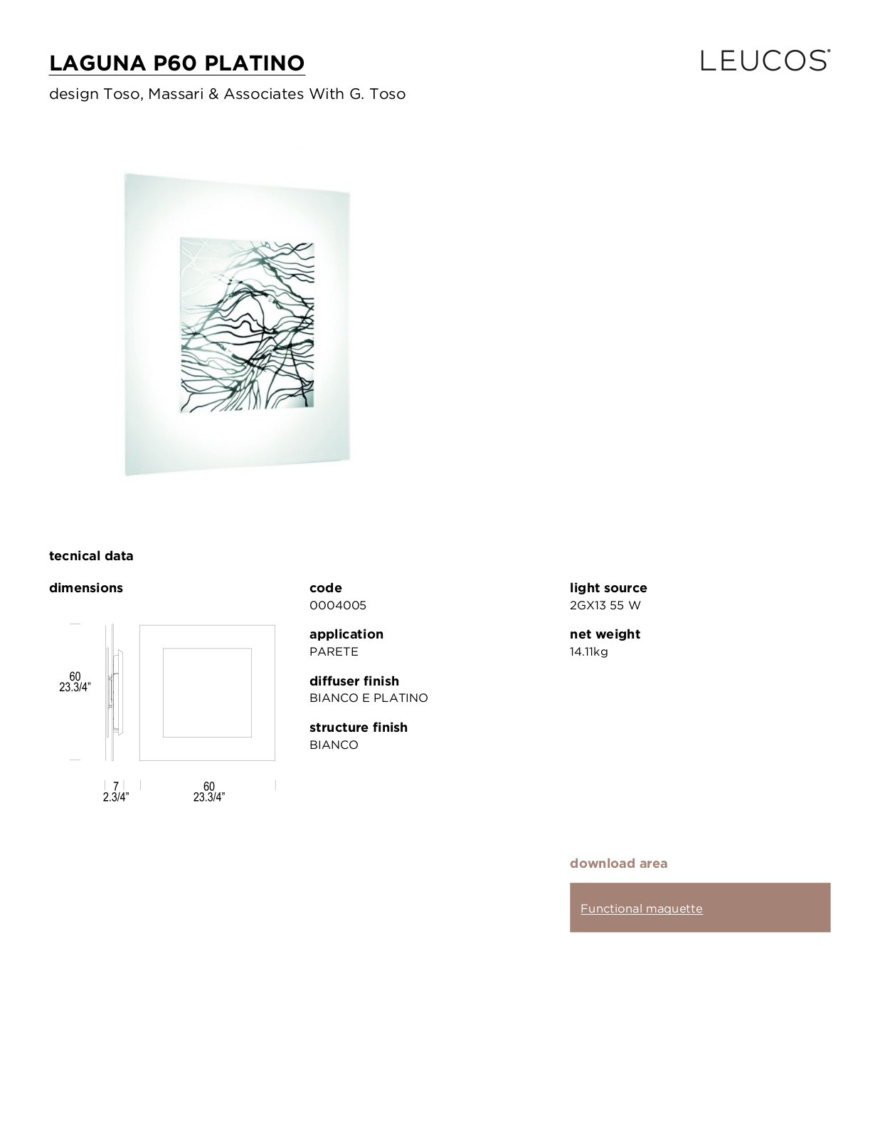 Leucos W004095829 Specifications - ManualMachine.com