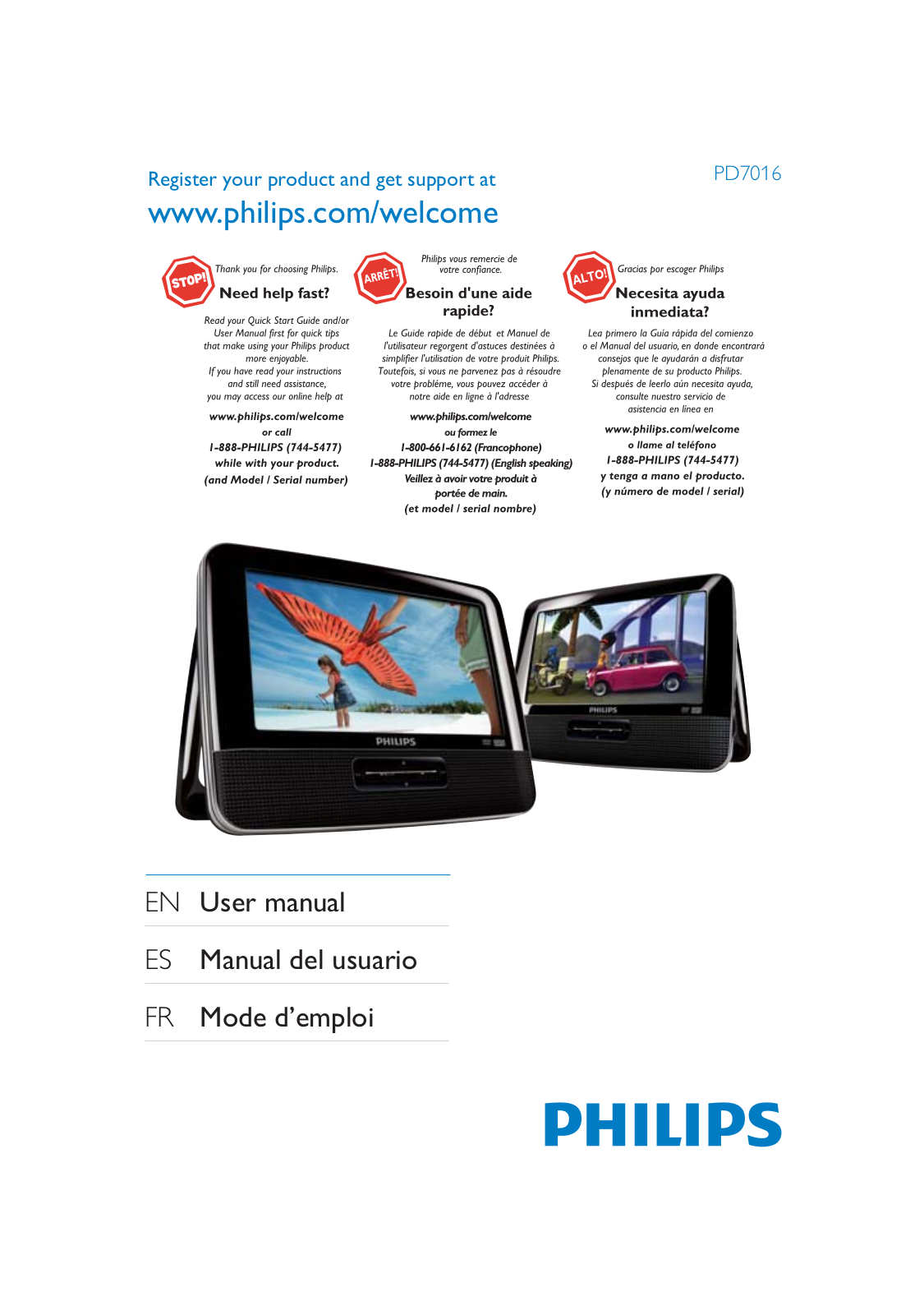 Philips PD7016-37 User Manual