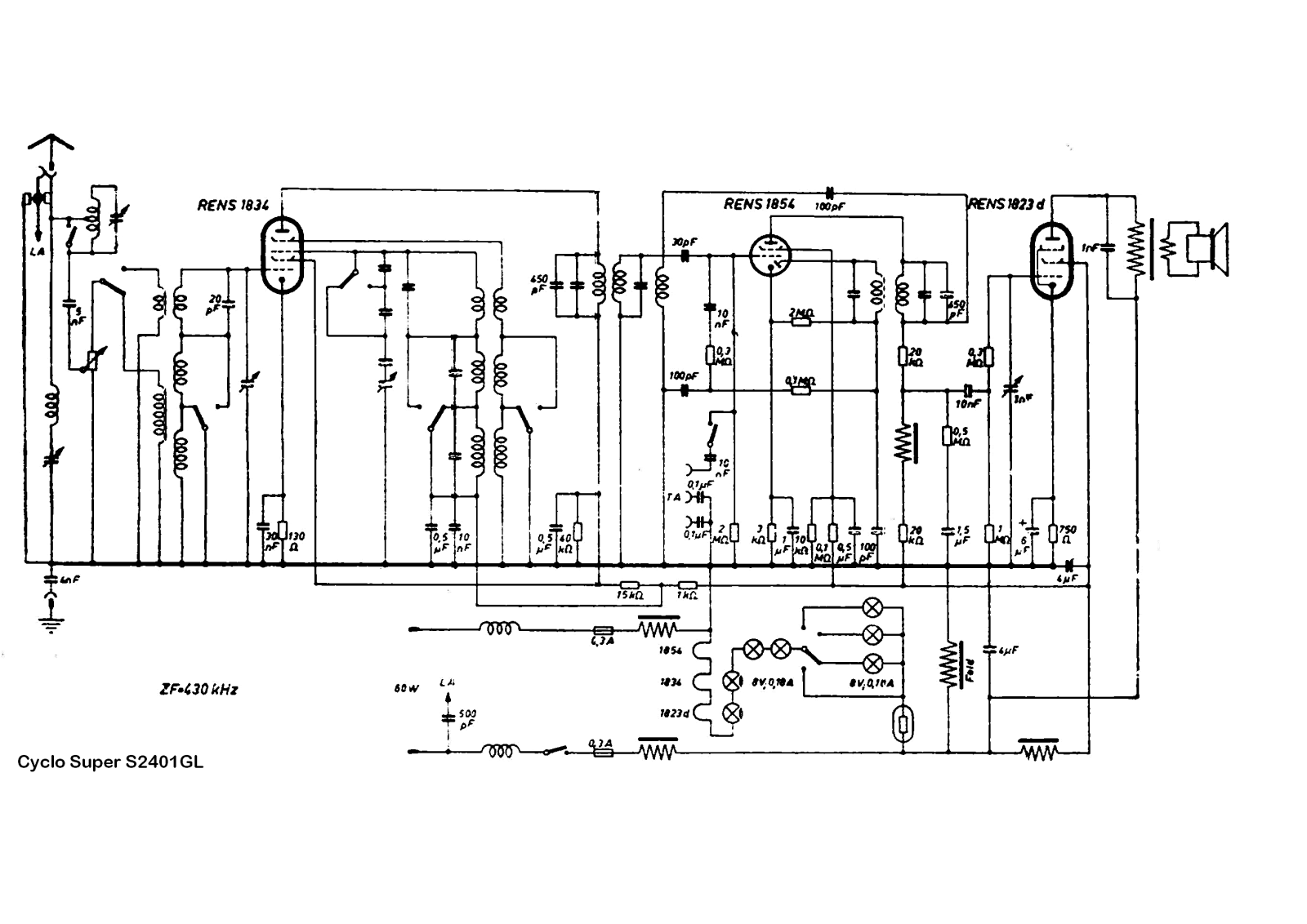 Körting Cyclo-Super-S-2401-GL Schematic