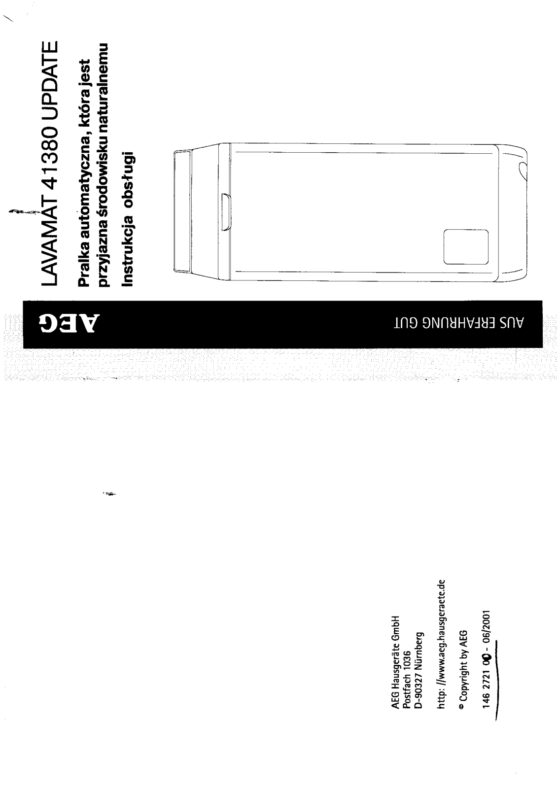 AEG LAVAMAT 41380 User Manual