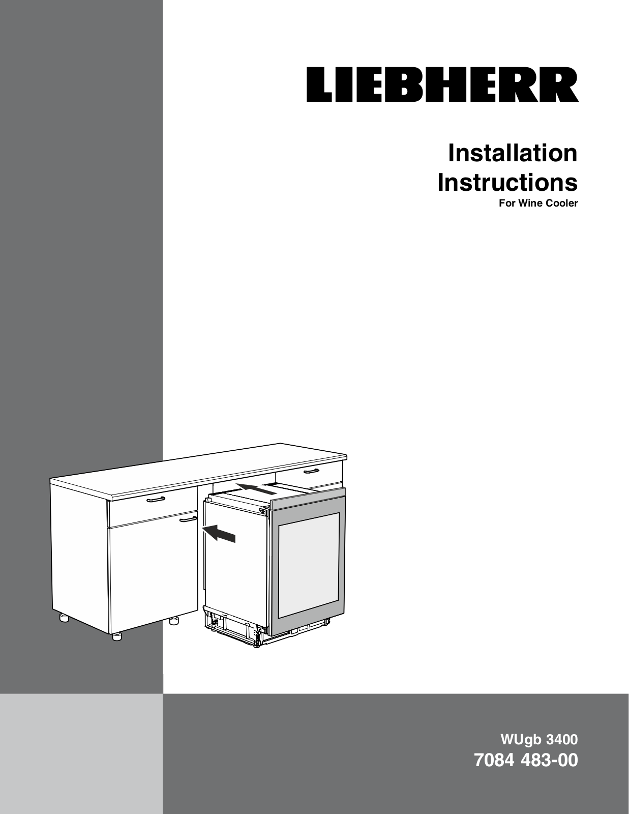 Liebherr WUGB3400 Installation Manual