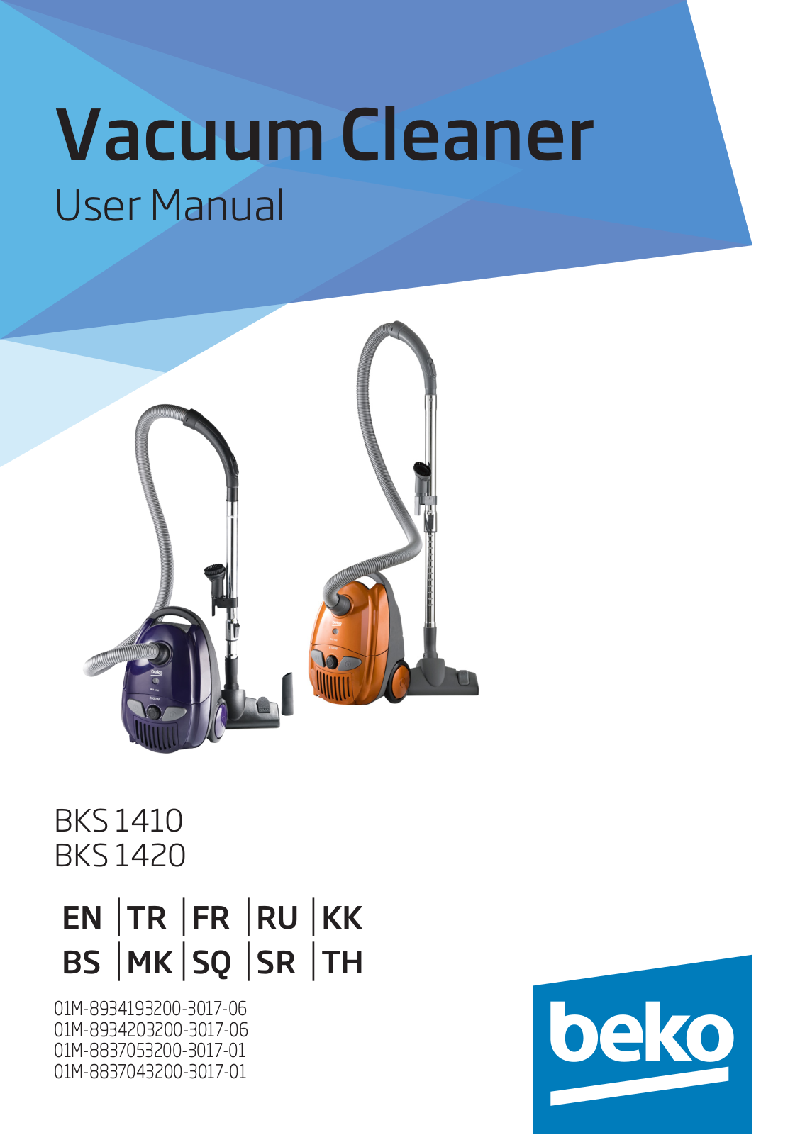 Beko BKS 1410, BKS 1420 User manual