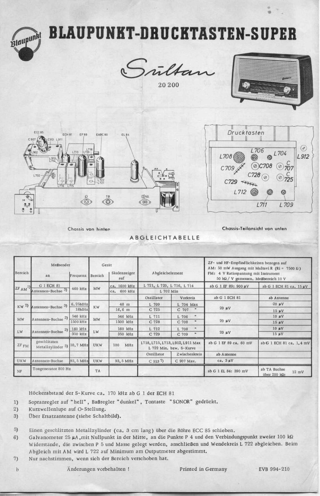 Blaupunkt 20200 schematic