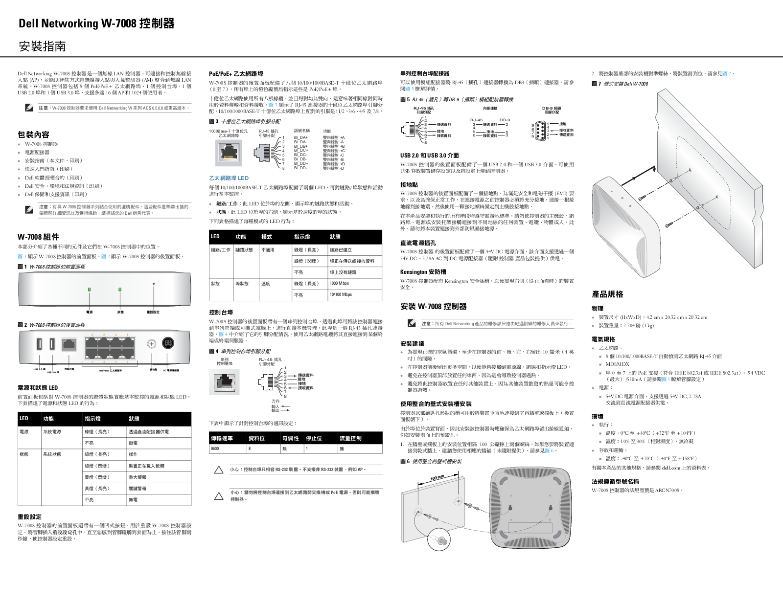 Dell W-7008 User Manual