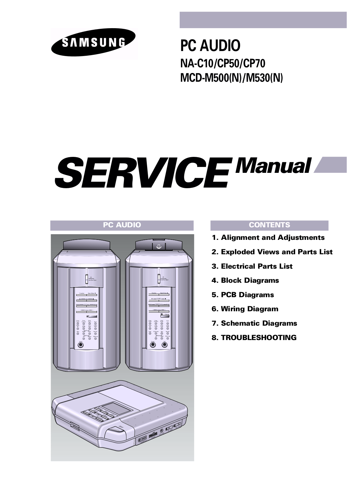 SAMSUNG Ncp-50fh, Ncp-70qh, Ncp-10qh Service Manual