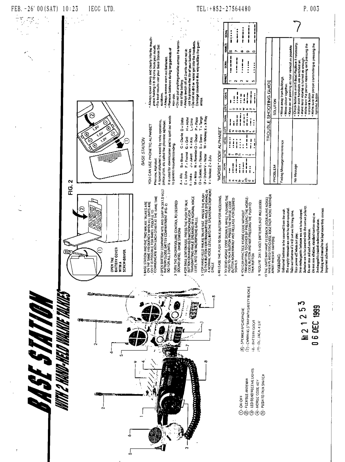 Boxer Toys B-2092 Users Manual - ManualMachine.com