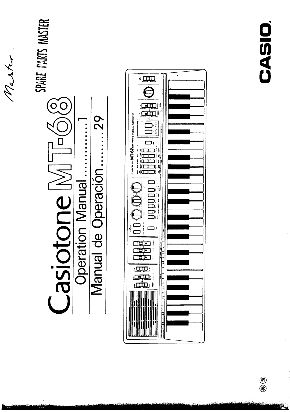 Casio MT-68 User Manual