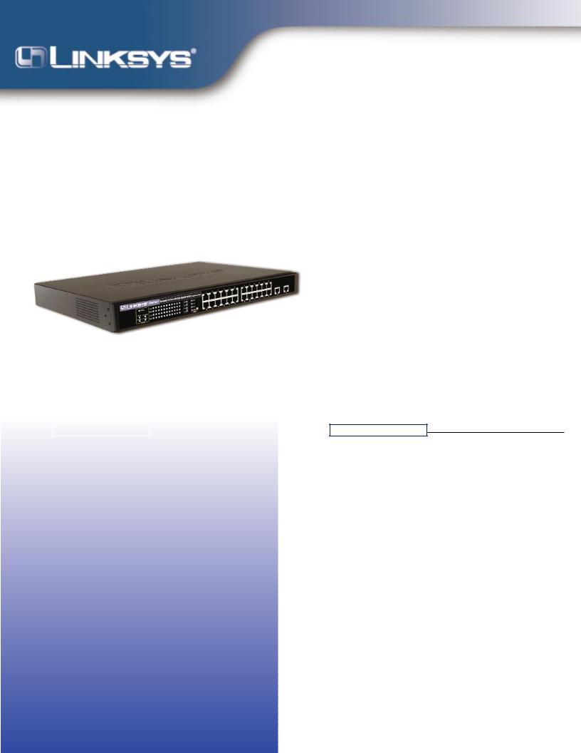 Linksys EF24G2M User Manual