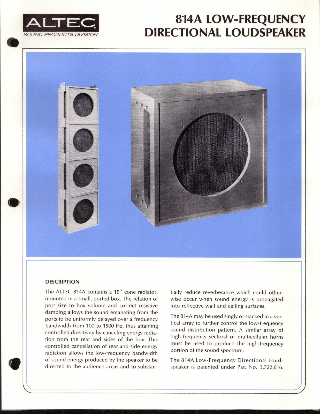 Altec lansing 814A User Manual