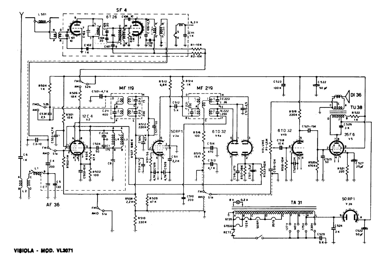 Visiola vl3071 schematic