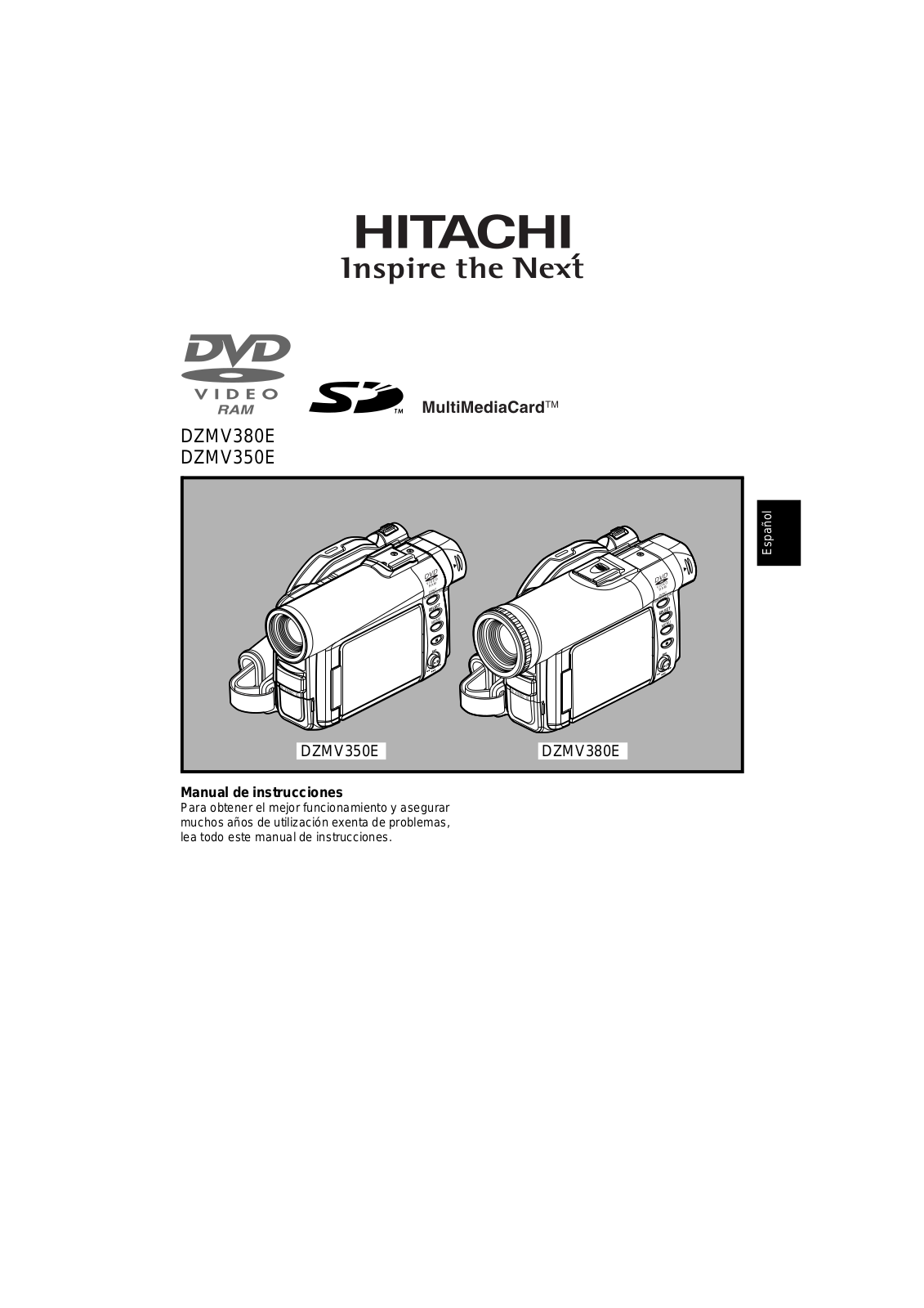 Hitachi DZMV350E User Manual