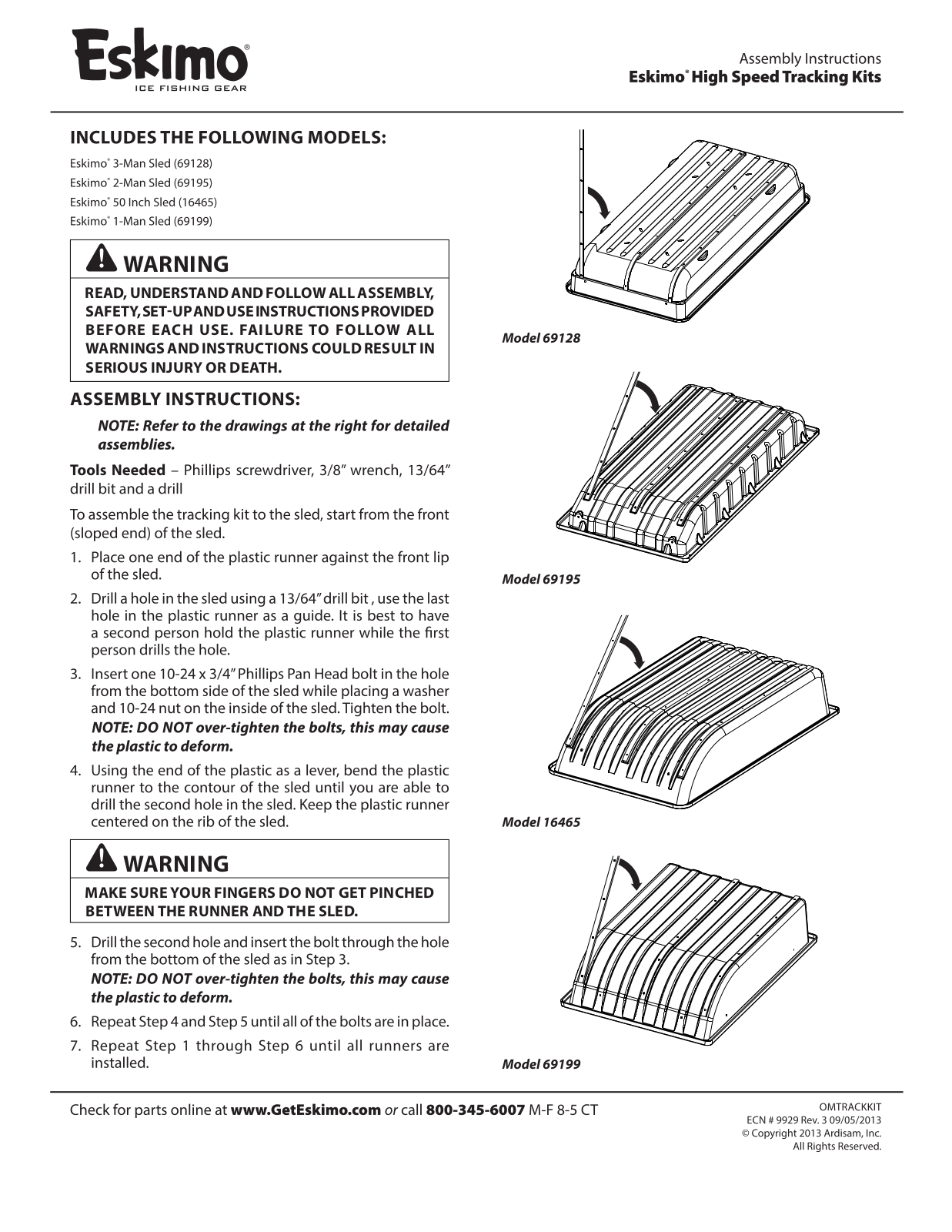 Eskimo TRACKINGKIT User Manual