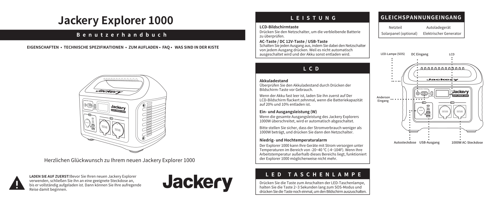 JACKERY JACKERY EXP 1000 User guide - ManualMachine.com