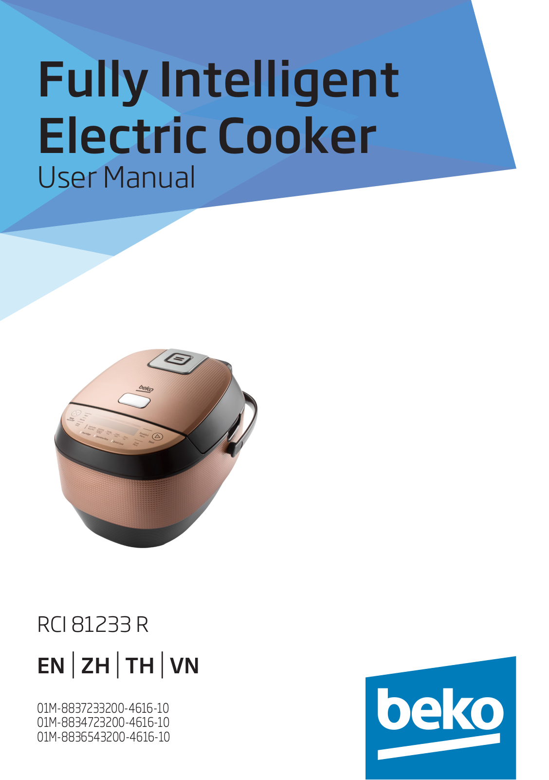 Beko RCI 81233 R User manual