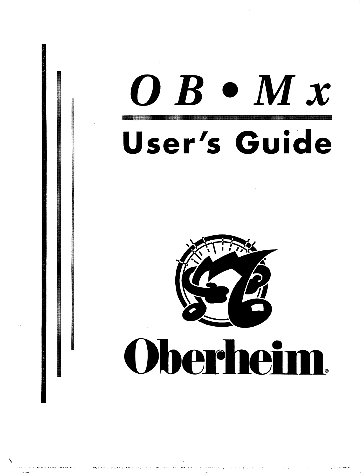 Oberheim OB-Mx User Manual