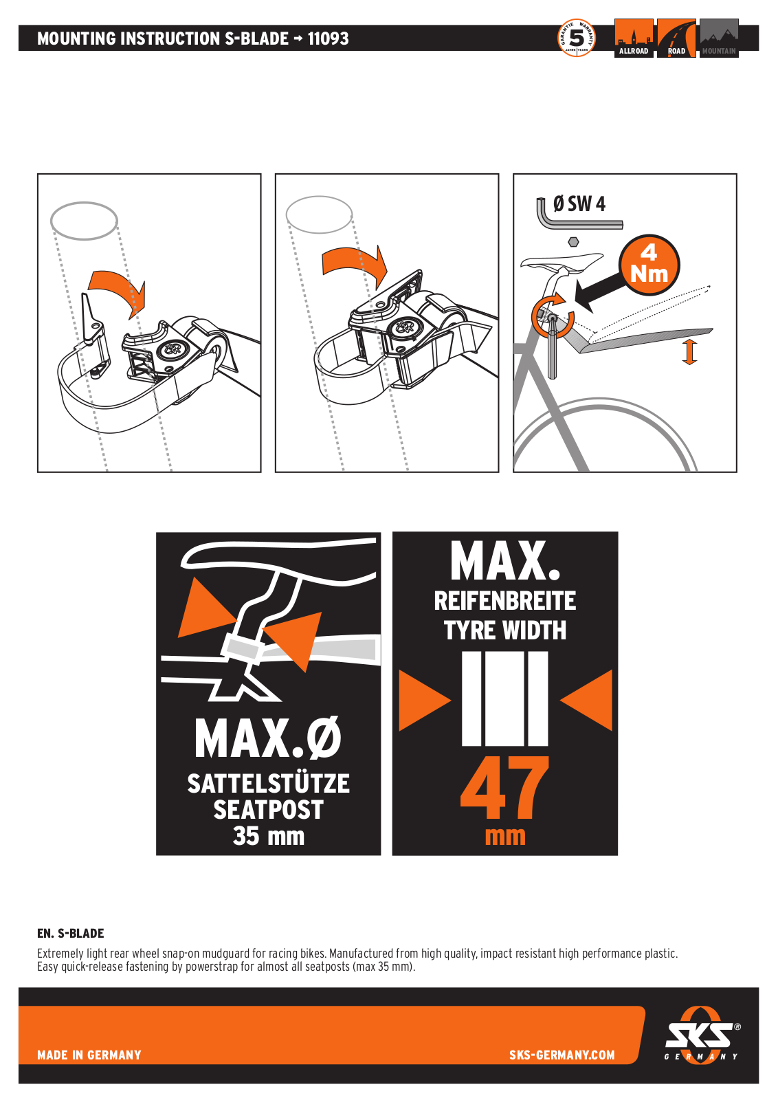 SKS 11093 User Manual