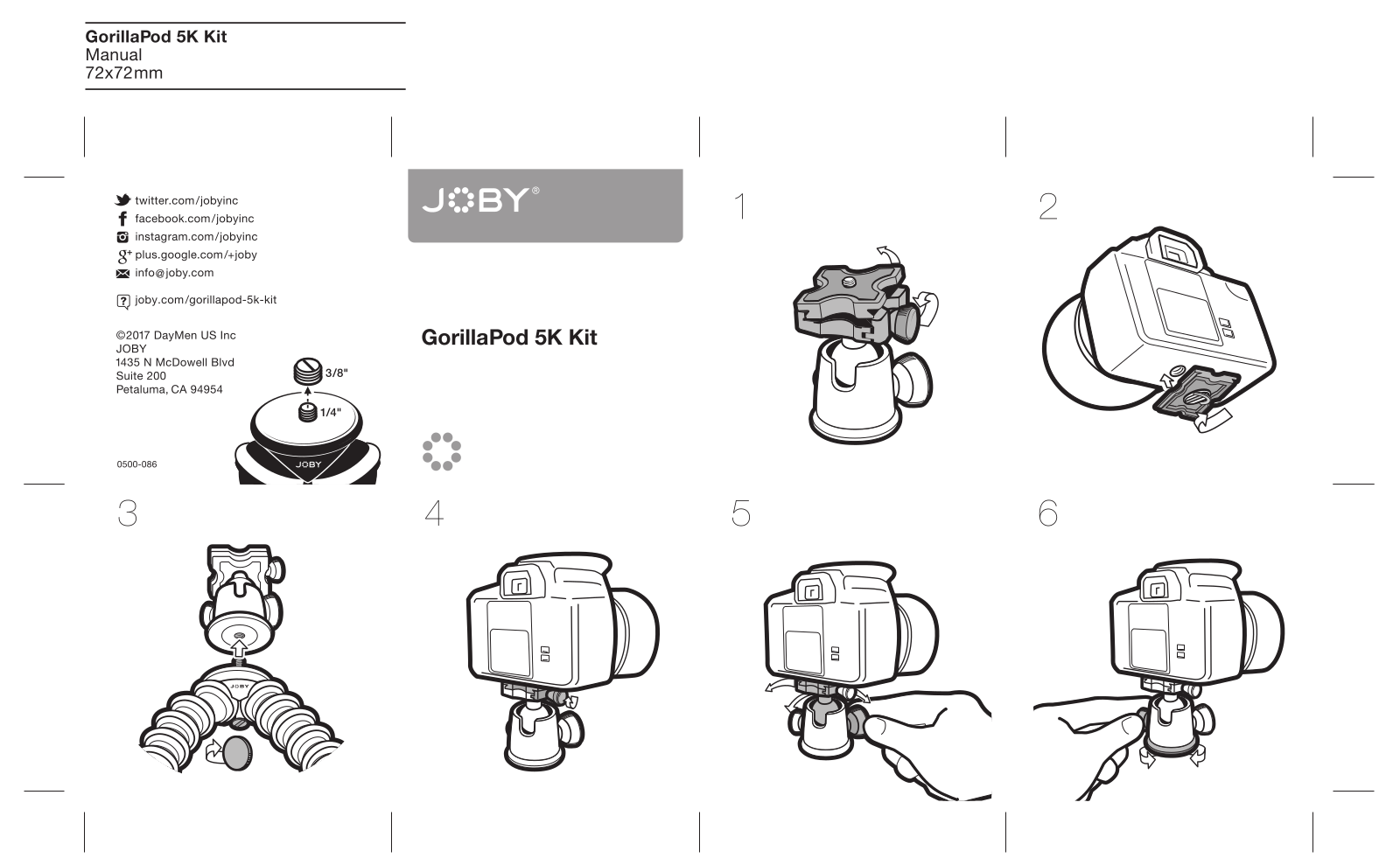 Joby GorillaPod 5K User Manual