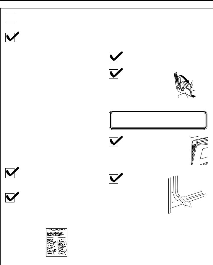 GE JKP86 Installation Instructions