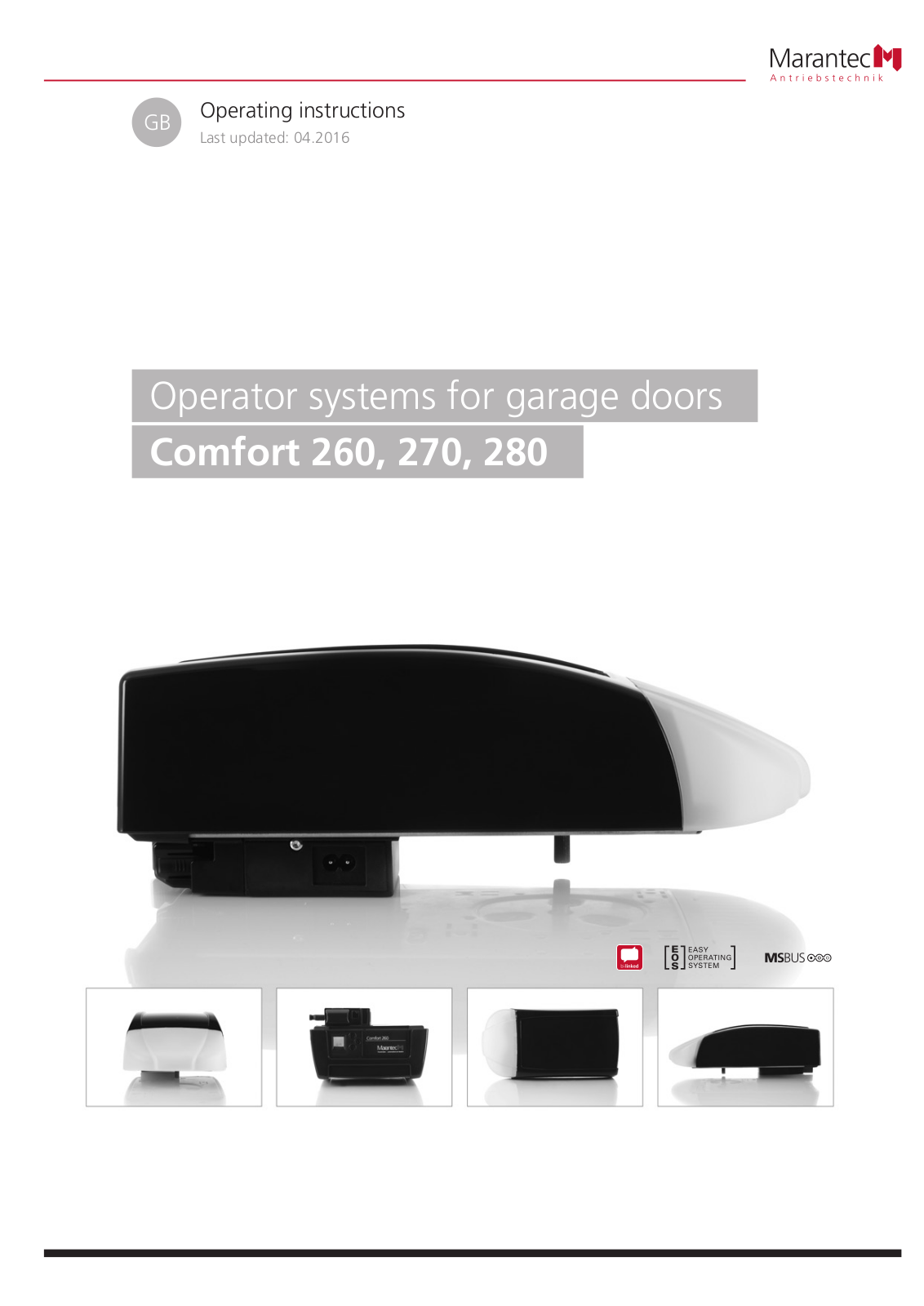 Marantec Comfort User Manual - ManualMachine.com