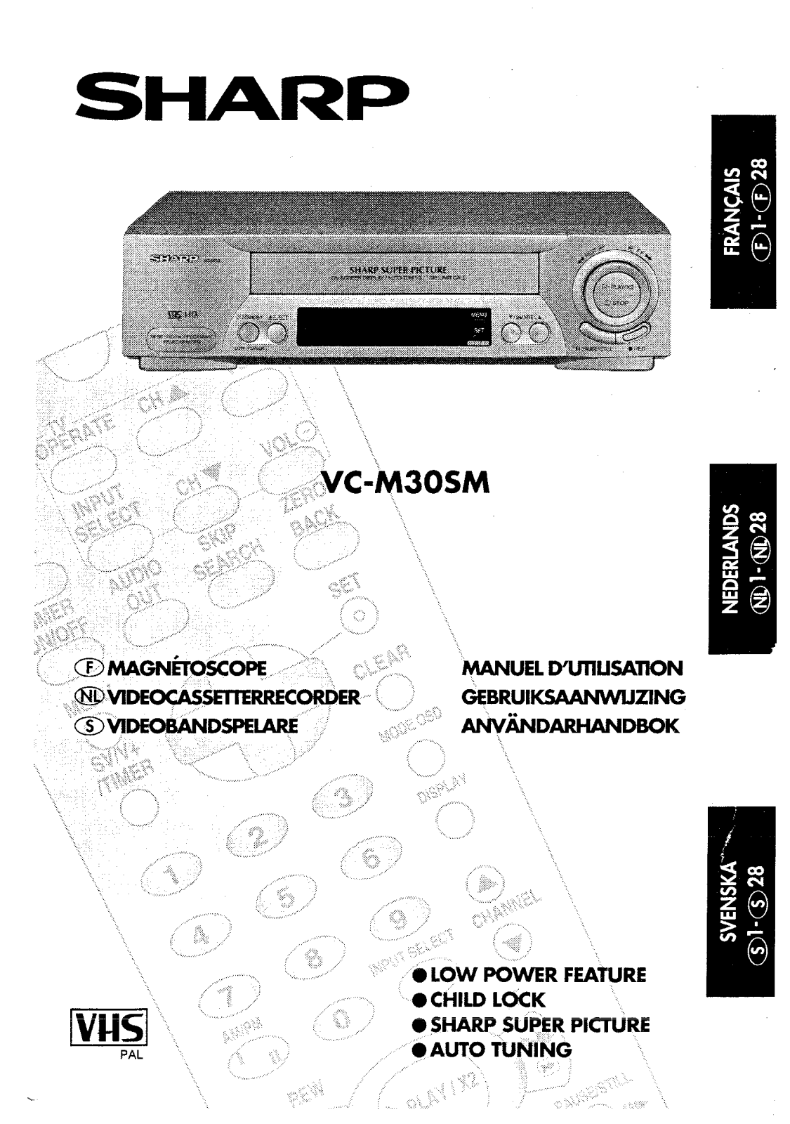 SHARP VC-M30SM User Manual