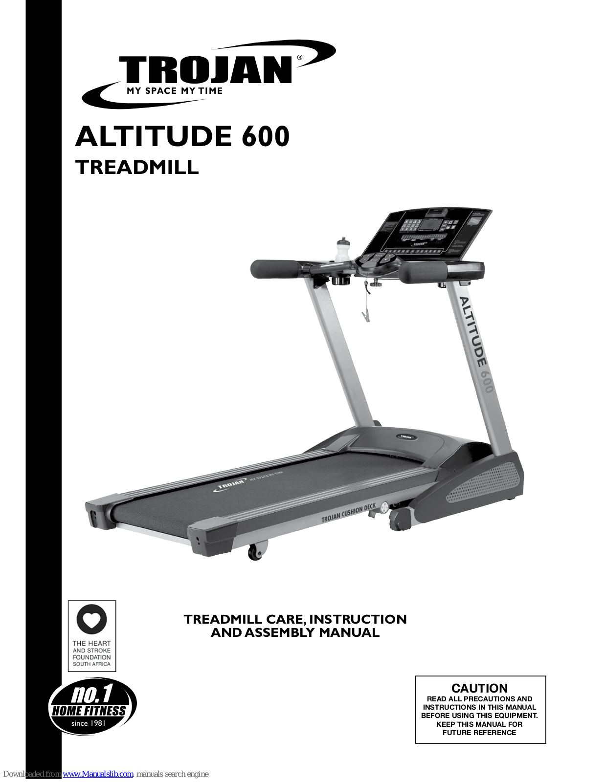 Trojan ALTITUDE 600 Care Instructions And Assembly Manual