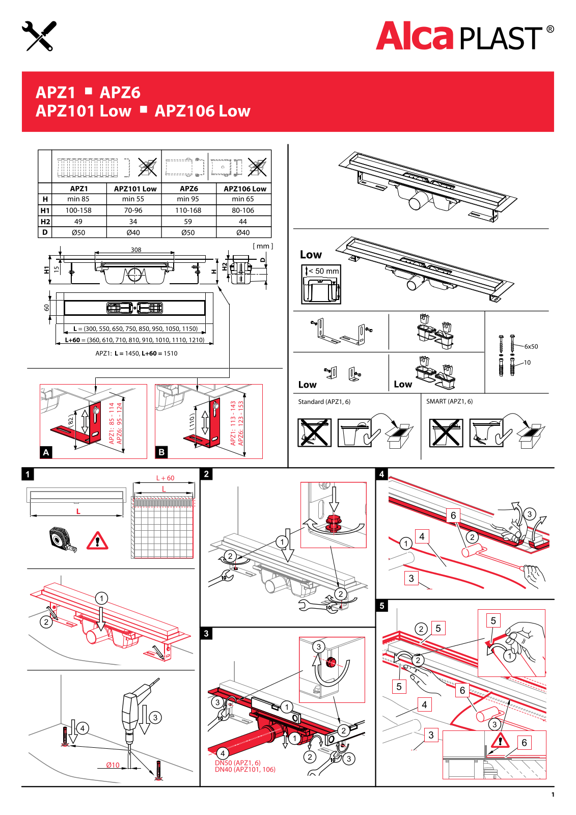 AlcaPlast XPLS1006 Installation & Assembly - ManualMachine.com