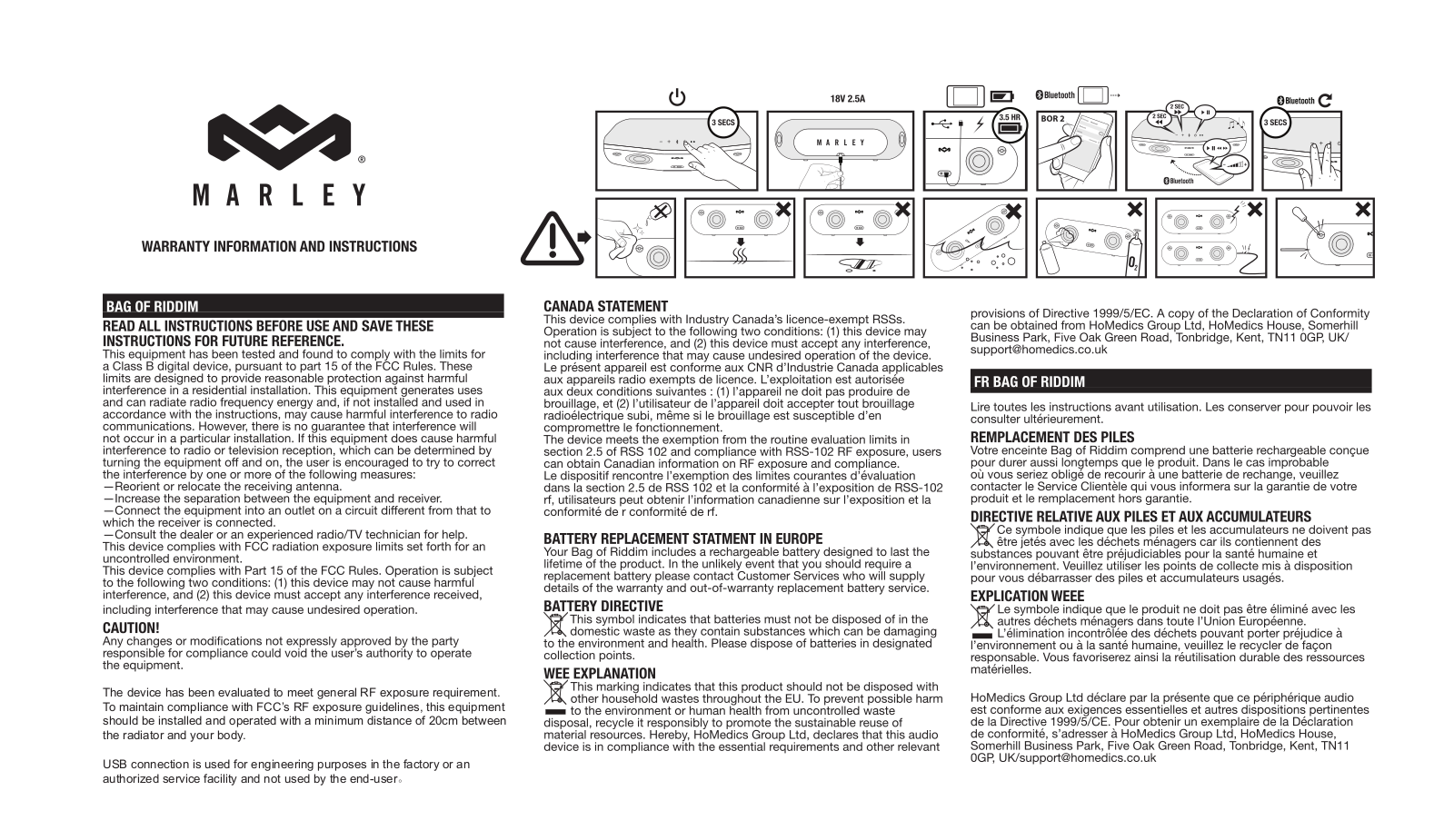 The House of Marley BORII User Manual