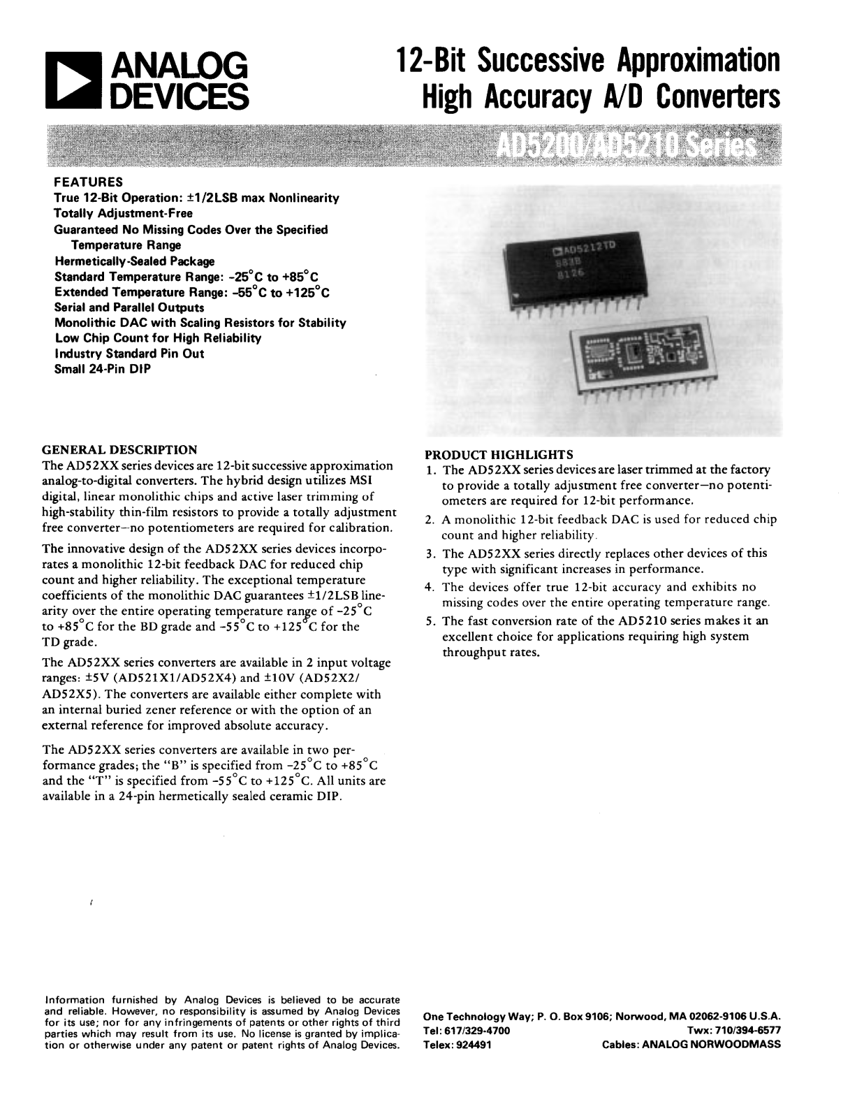 Analog Devices AD5215, AD5212 Datasheet