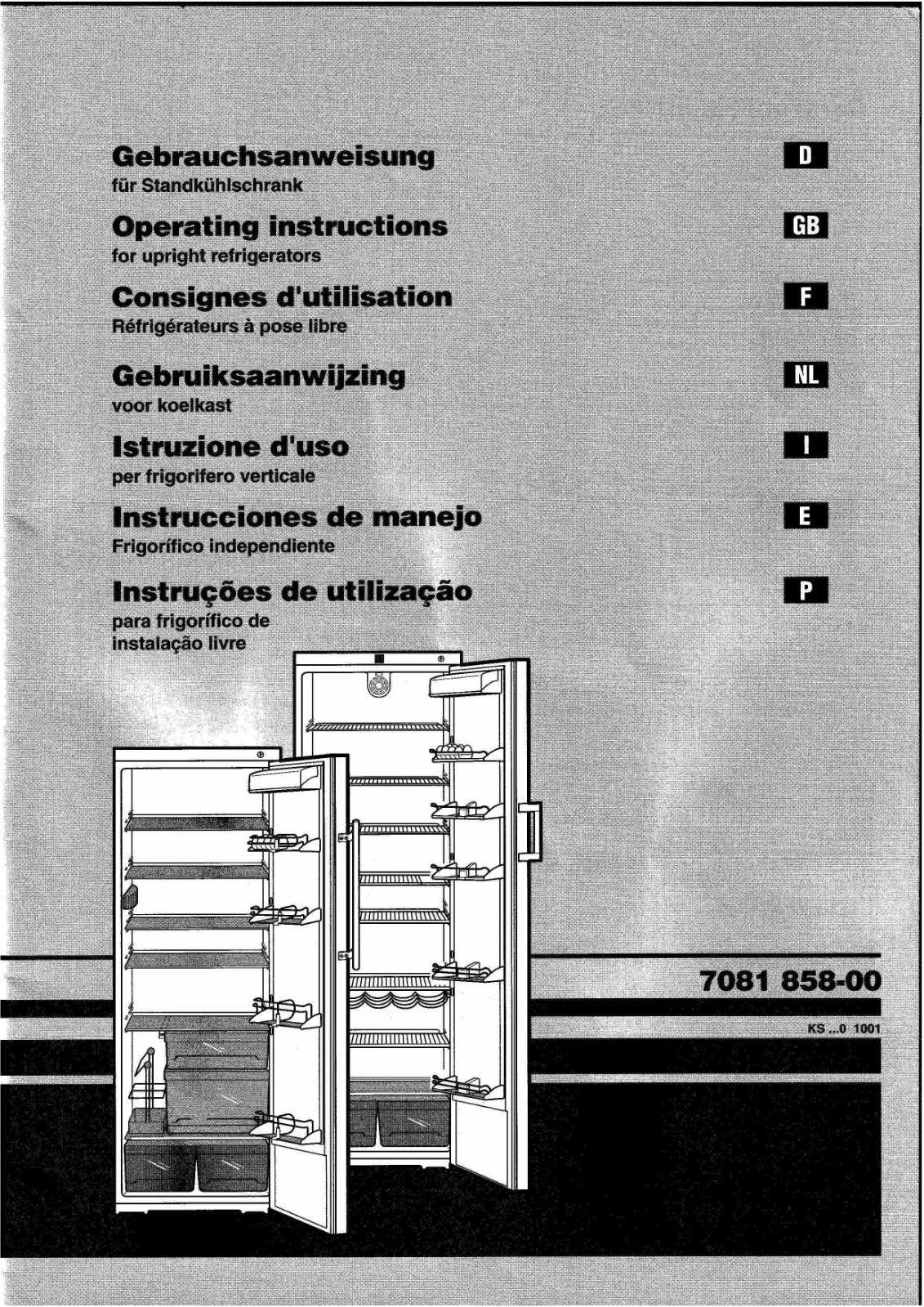 Liebherr KS 1001 User Manual