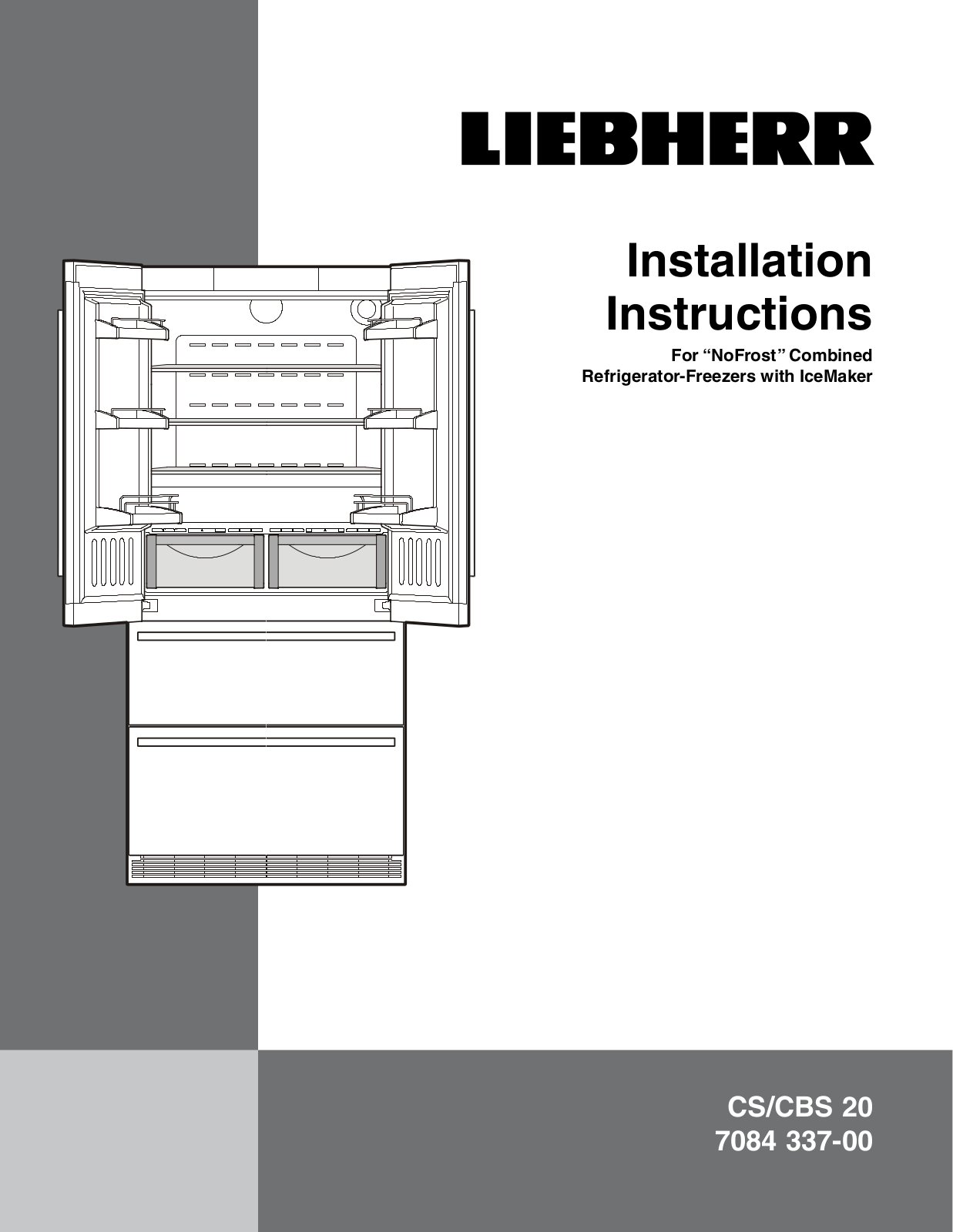 Liebherr CBS2062 Installation Manual