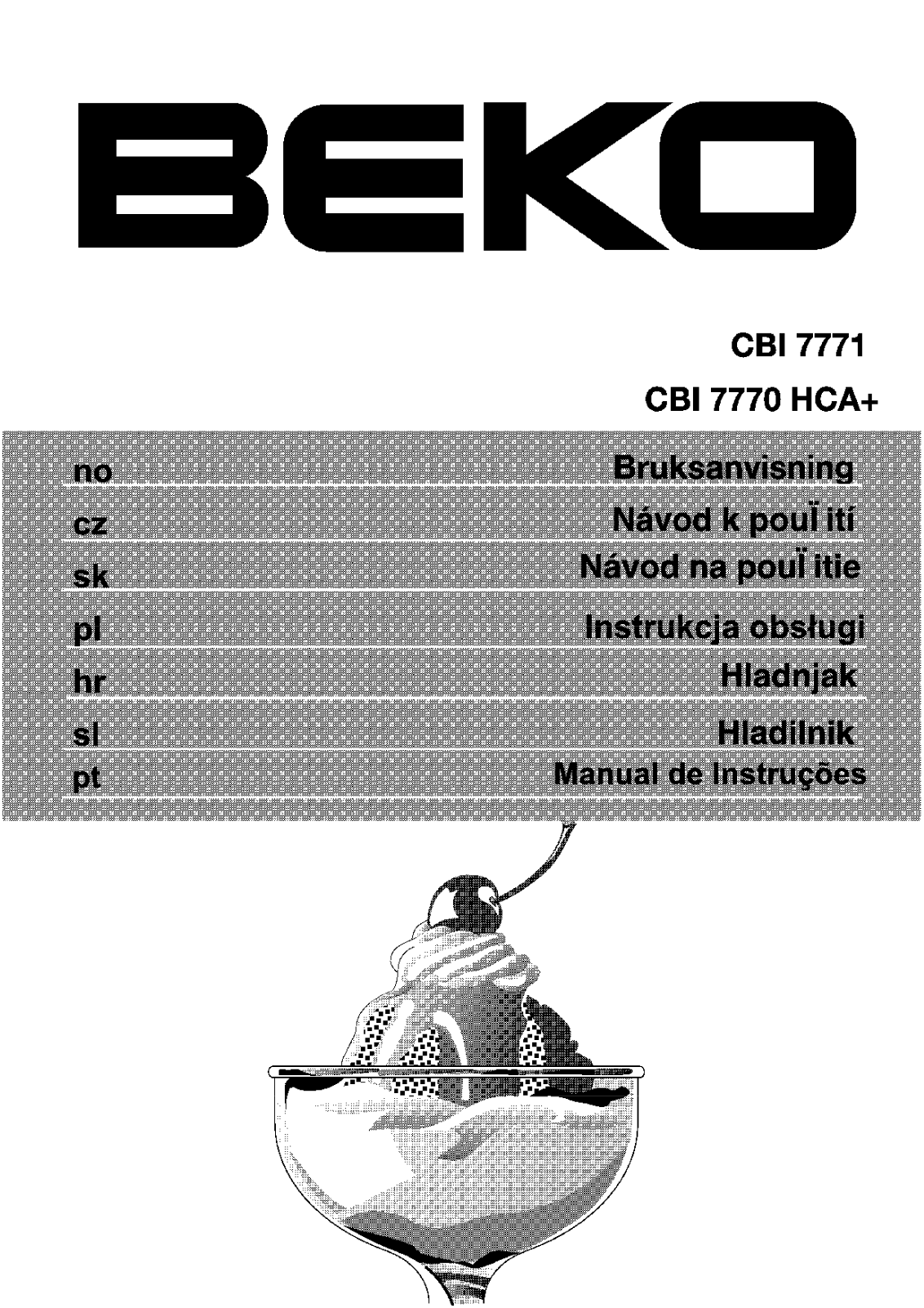 Beko CBI 7771 HCA User Manual