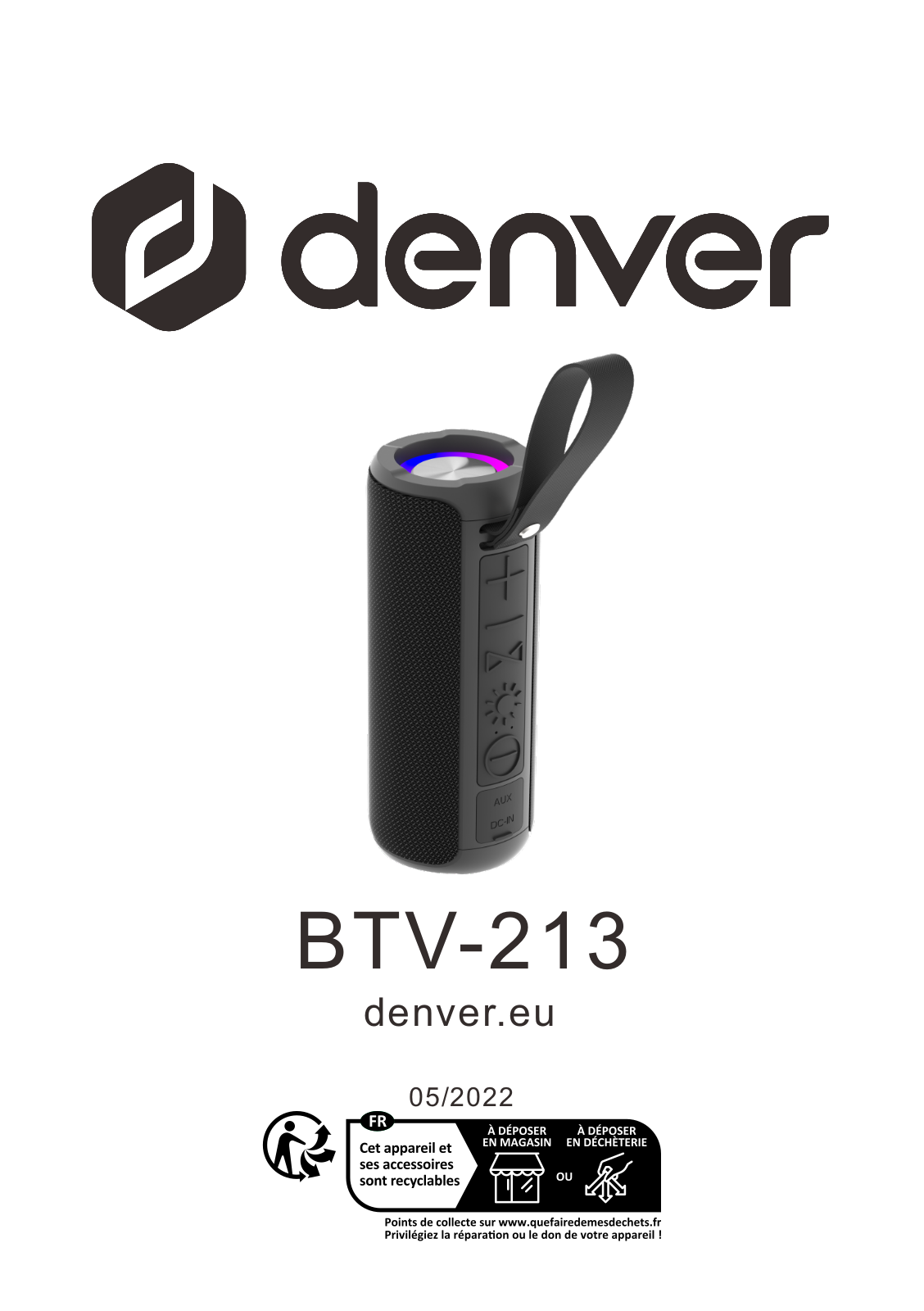 DENVER BTV-213 User guide - ManualMachine.com