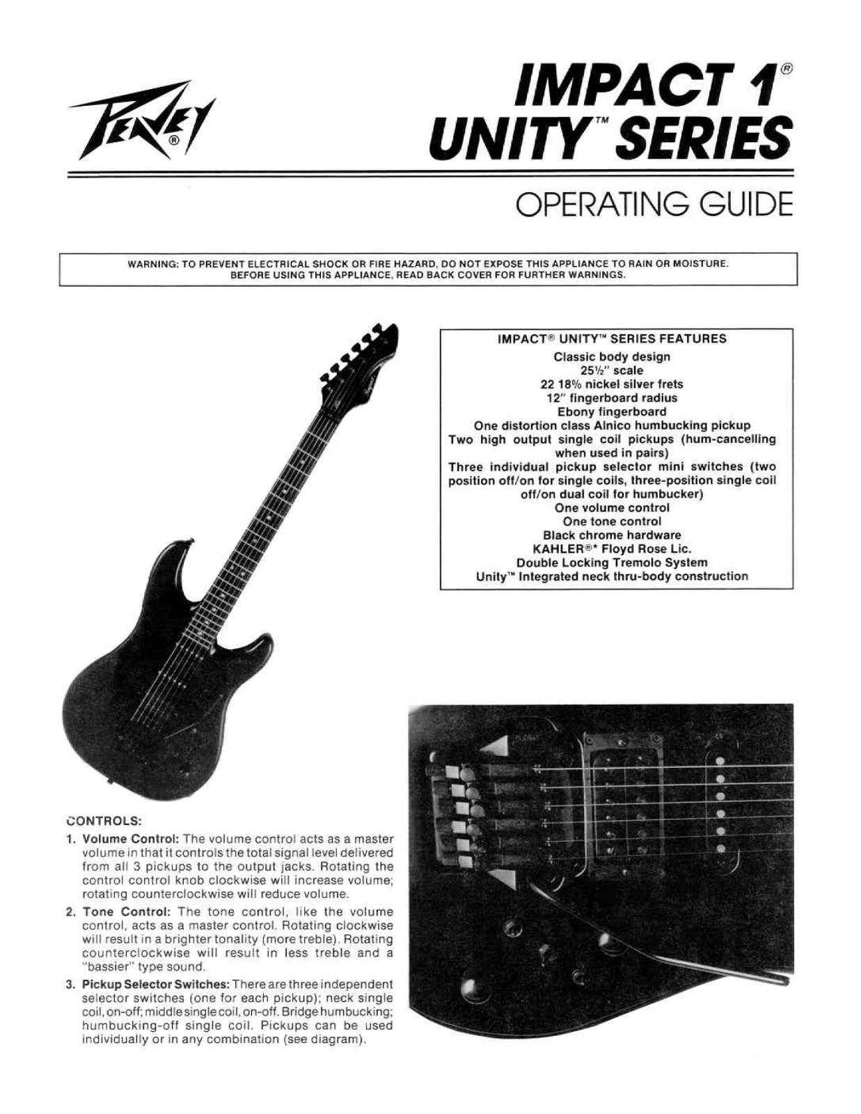 Peavey Impact 1 User Manual - ManualMachine.com