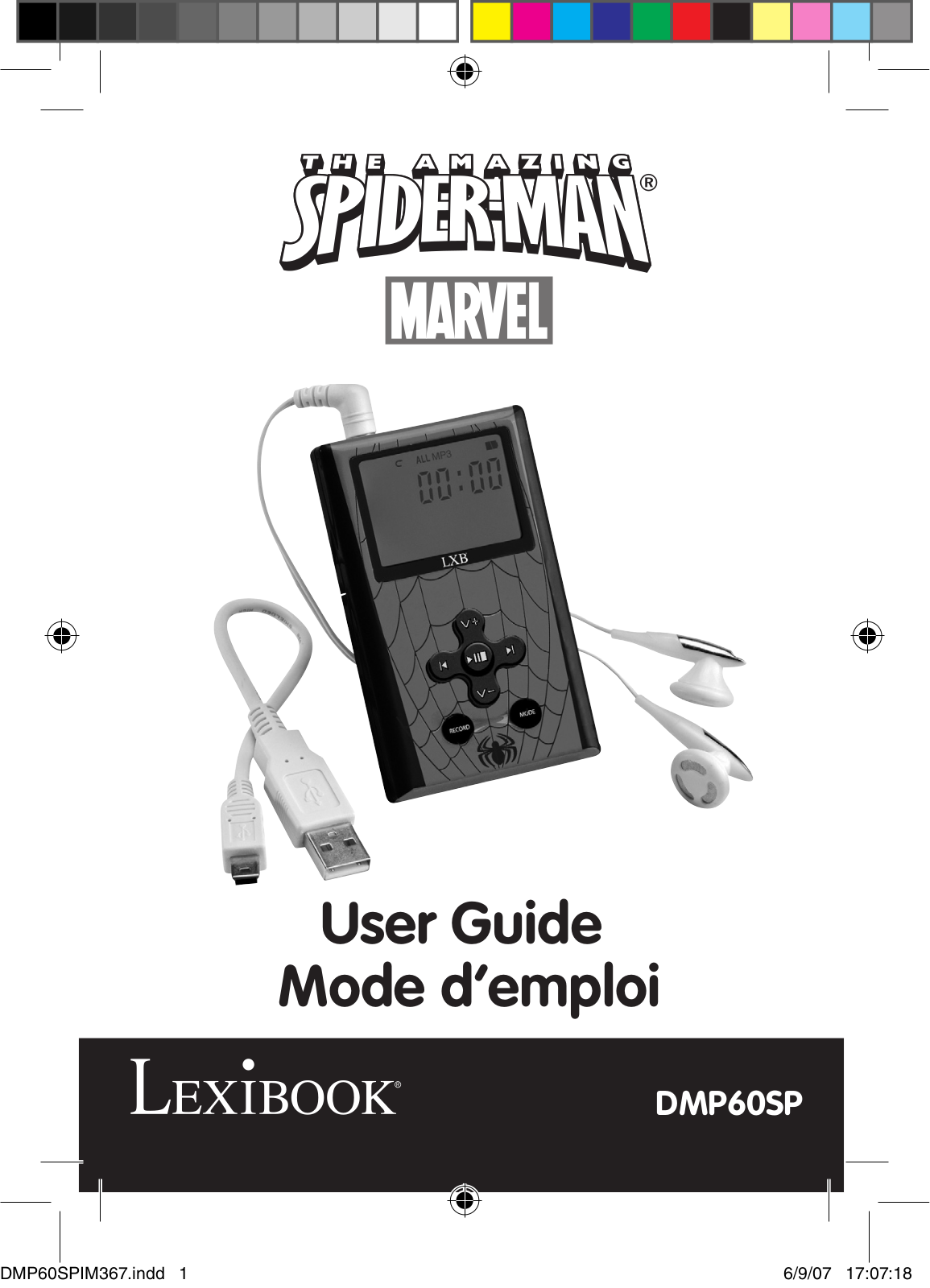 LEXIBOOK DMP60 SPZ Instruction Manual