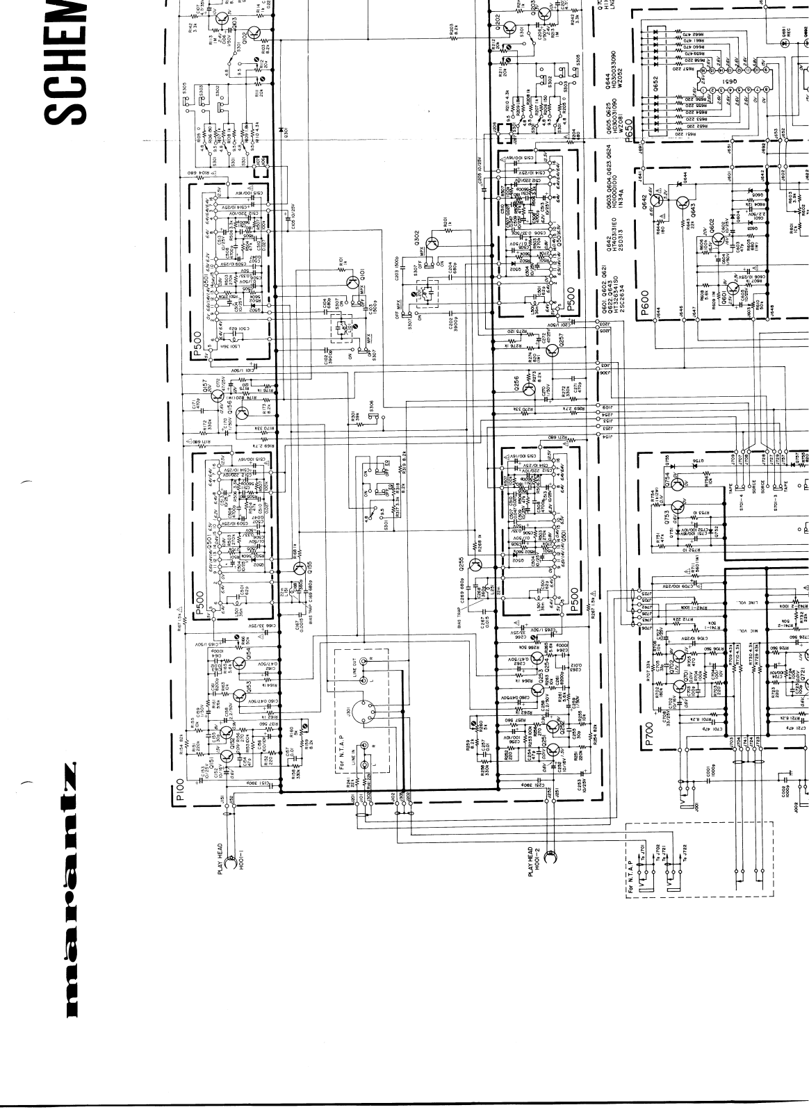 Marantz SD-4000 Schematic