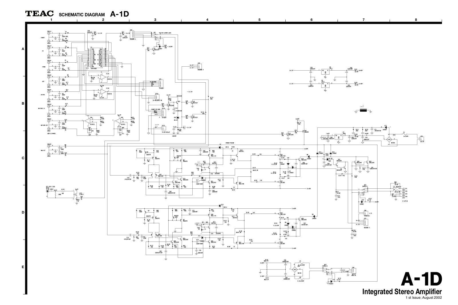 TEAC A-1-D Schematic