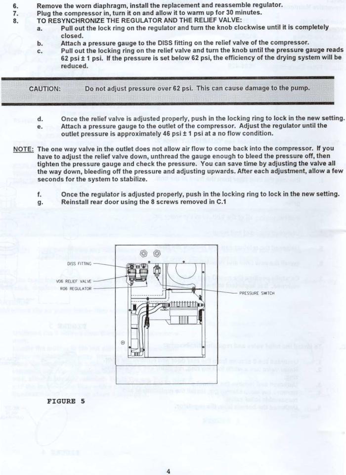 Drager Medical Air Compressor Operation manual