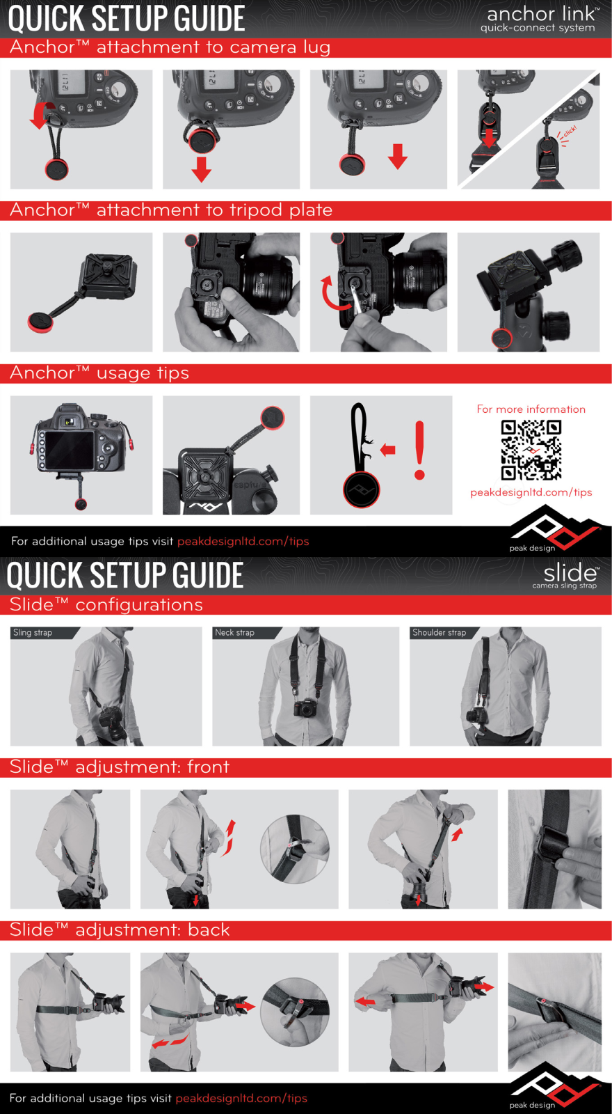 Peak Design SL-T-2, SL-L-2 User manual