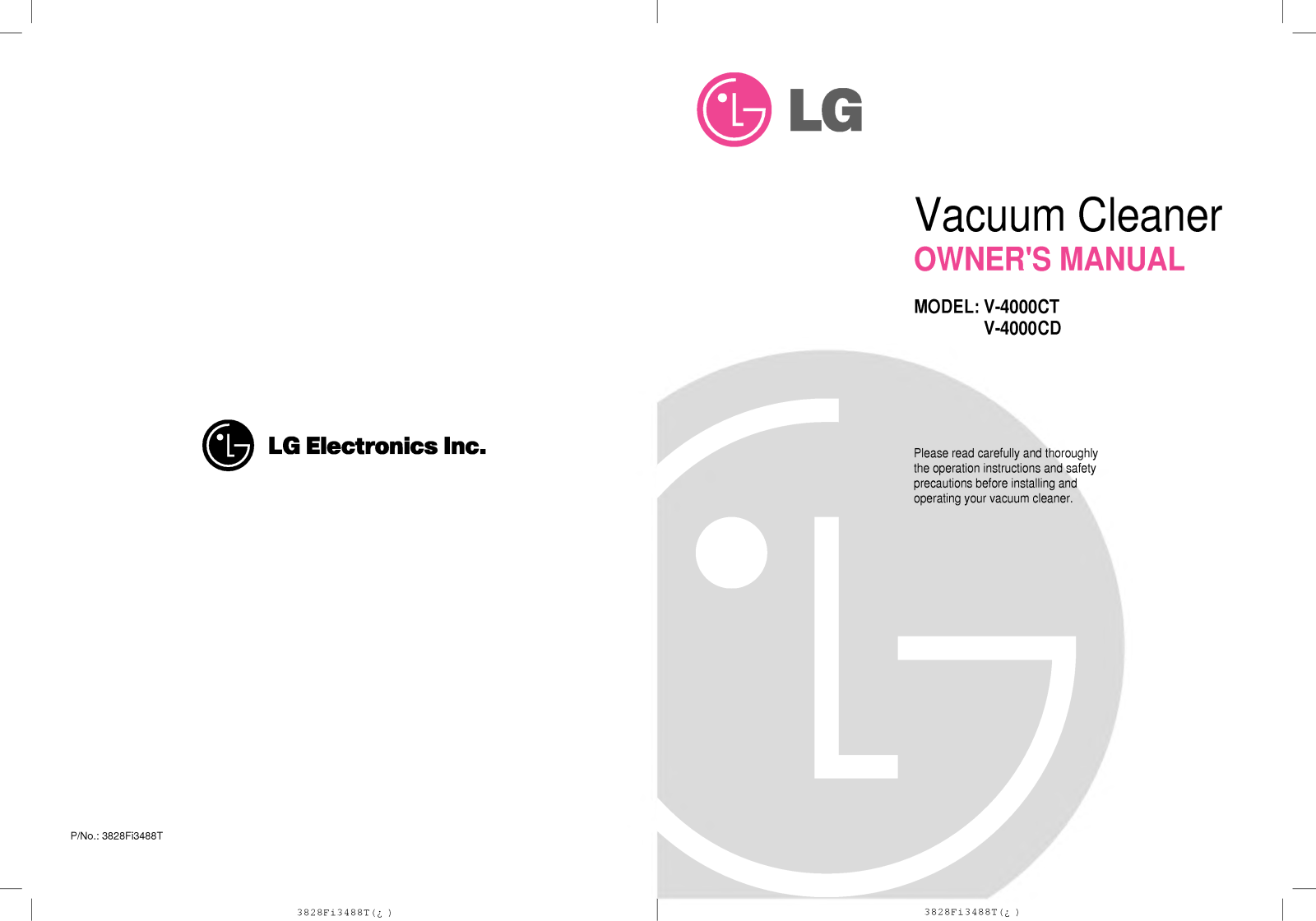 LG TURBO4000 User Manual