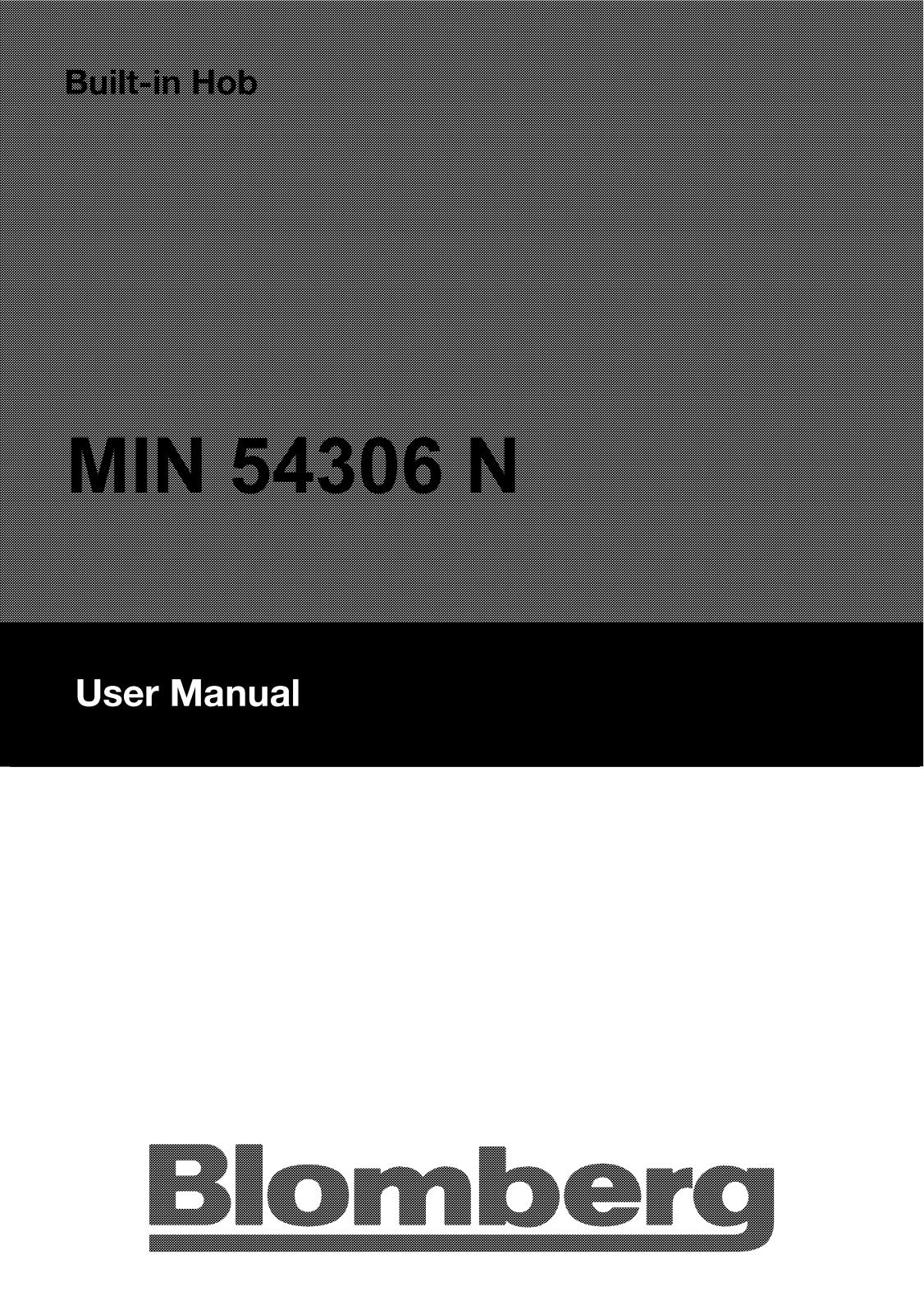 Blomberg MIN 54306 N User Manual