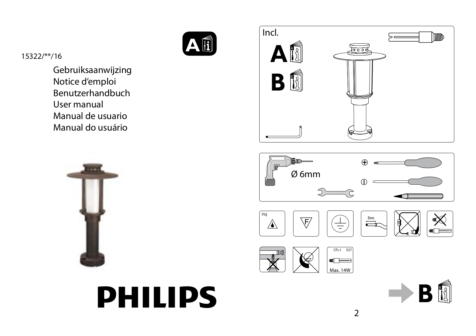 Philips 15322-86-16 User Manual