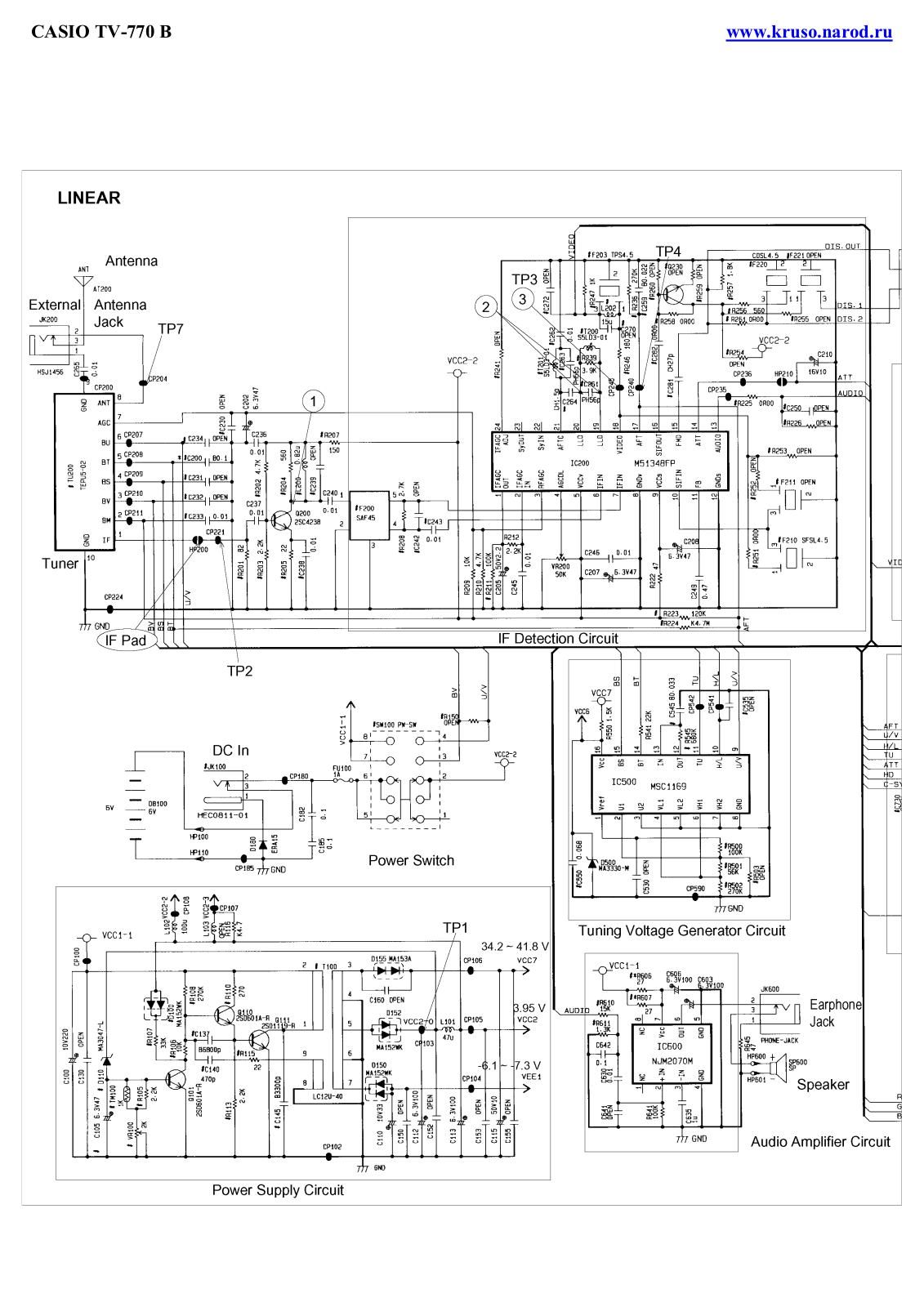 CASIO 770b Service Manual