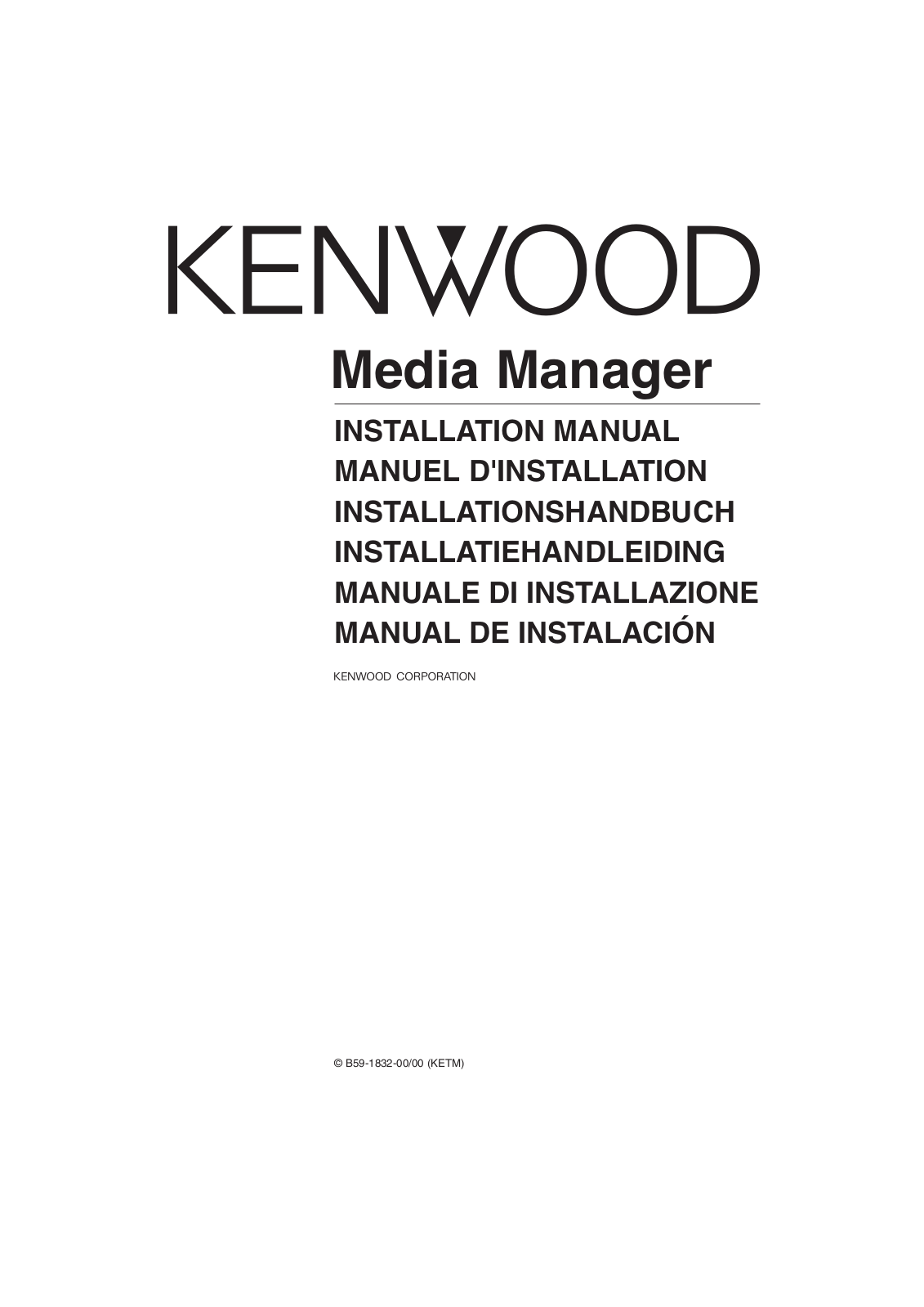 KENWOOD PHATNOISE User Manual