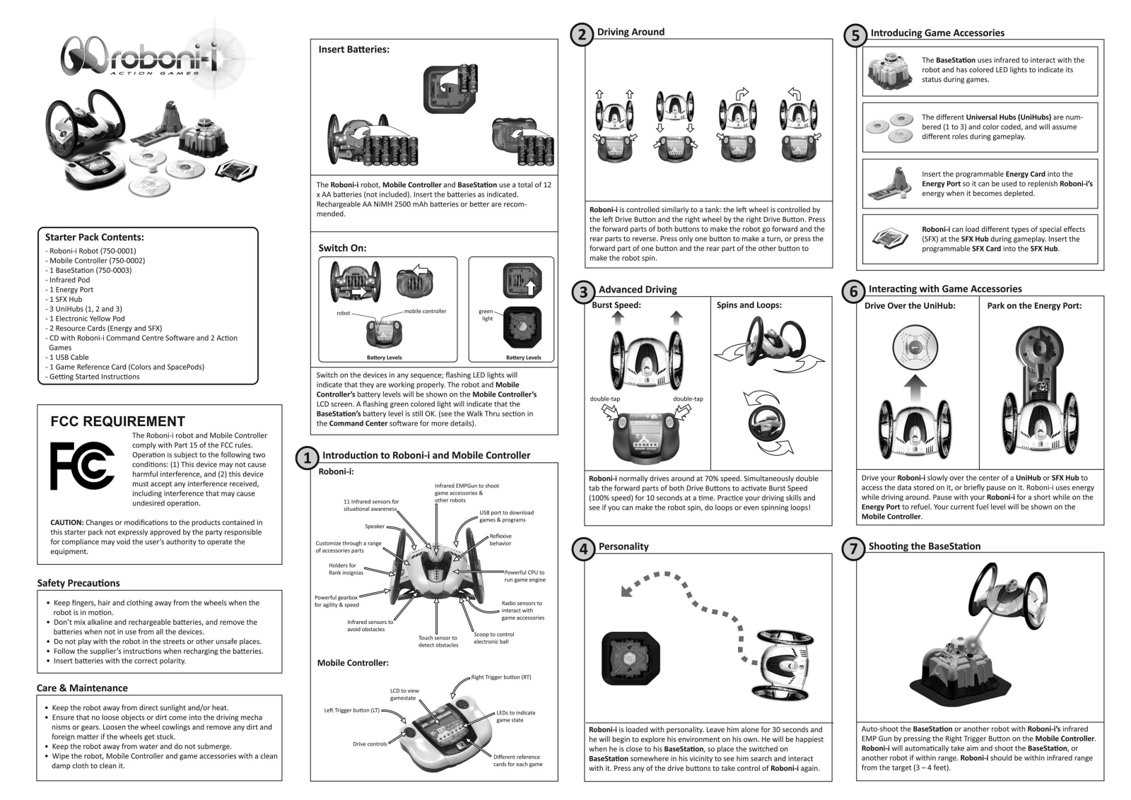 Robonica ROBONI-I, REMOTE1 User Manual